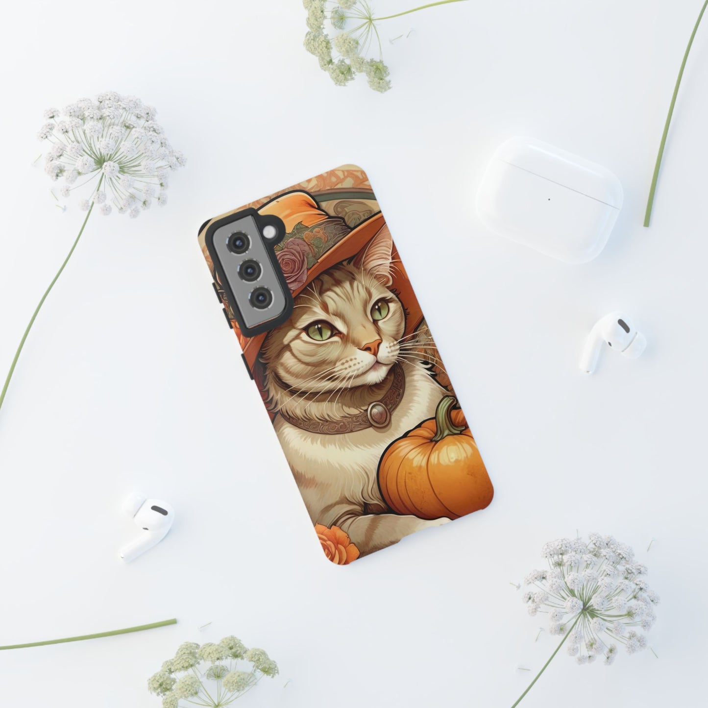 Halloween Alphonse Mucha Tough Phone Cases