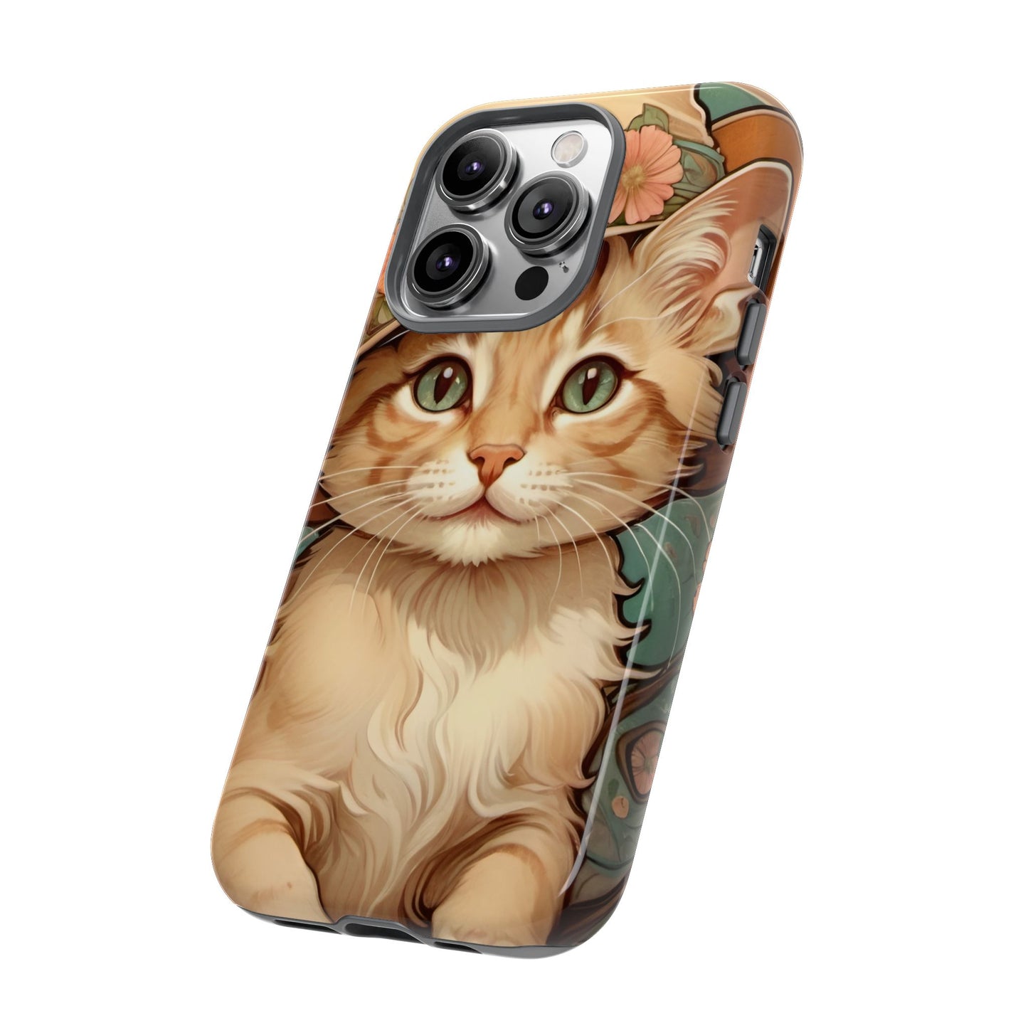 Alphonse Mucha Tough Phone Cases (A kitten)
