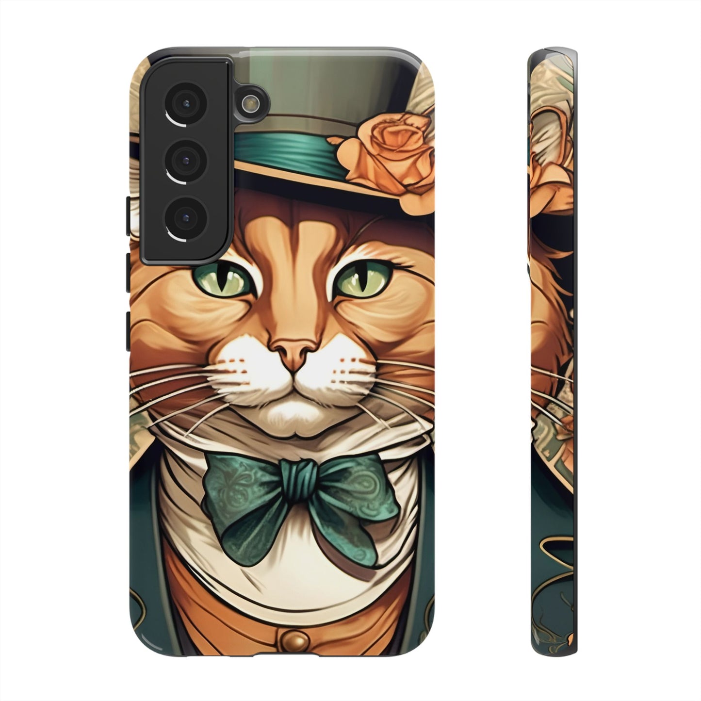 Alphonse Mucha Tough Phone Cases (A gentleman cat)