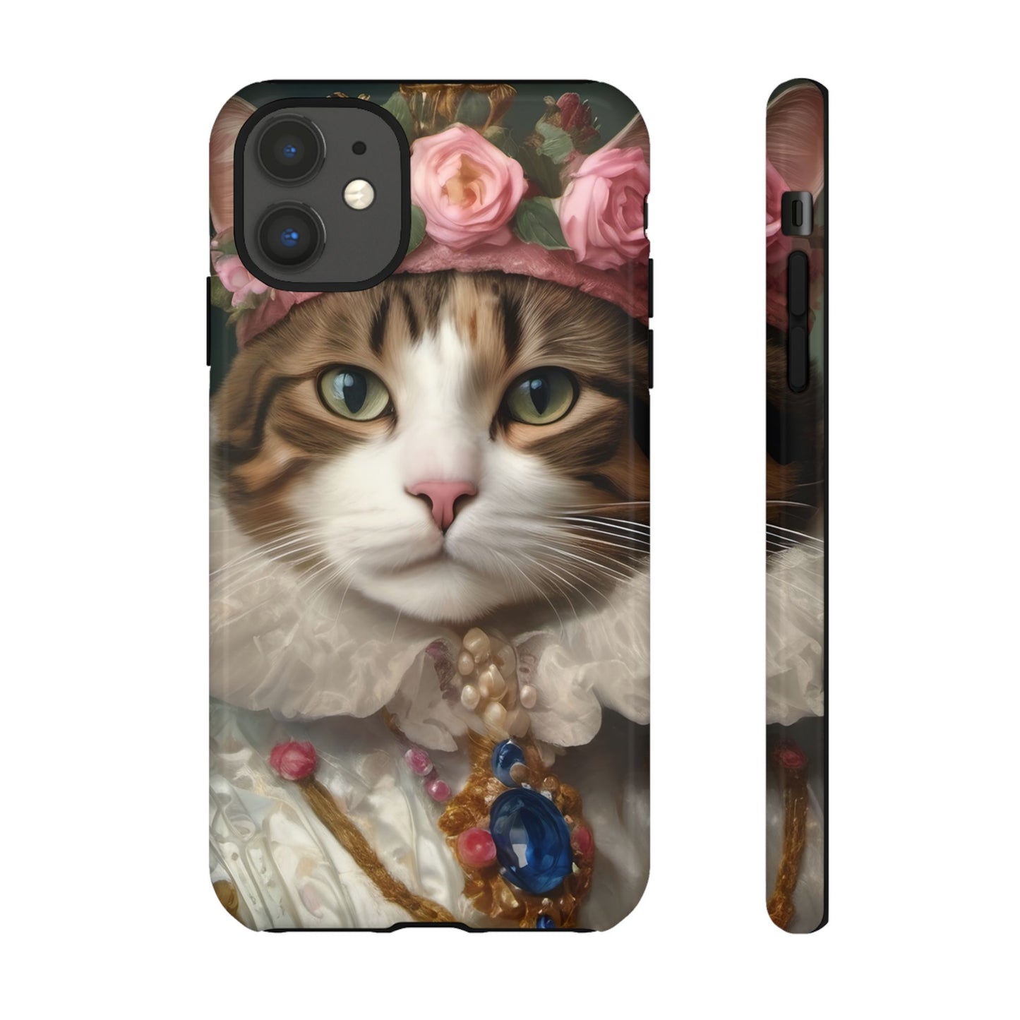 Rococo Cat Tough Phone Cases (A Queen)