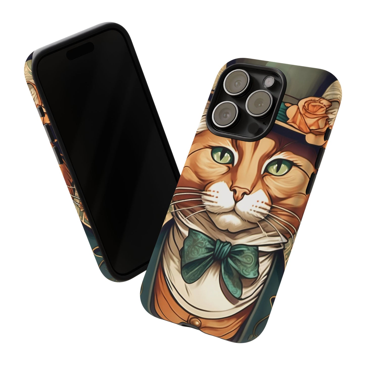 Alphonse Mucha Tough Phone Cases (A gentleman cat)