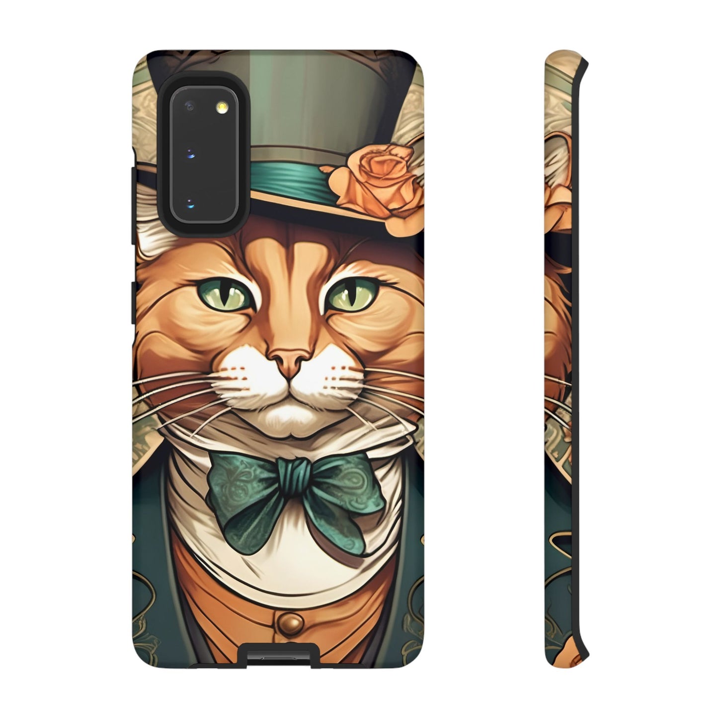 Alphonse Mucha Tough Phone Cases (A gentleman cat)