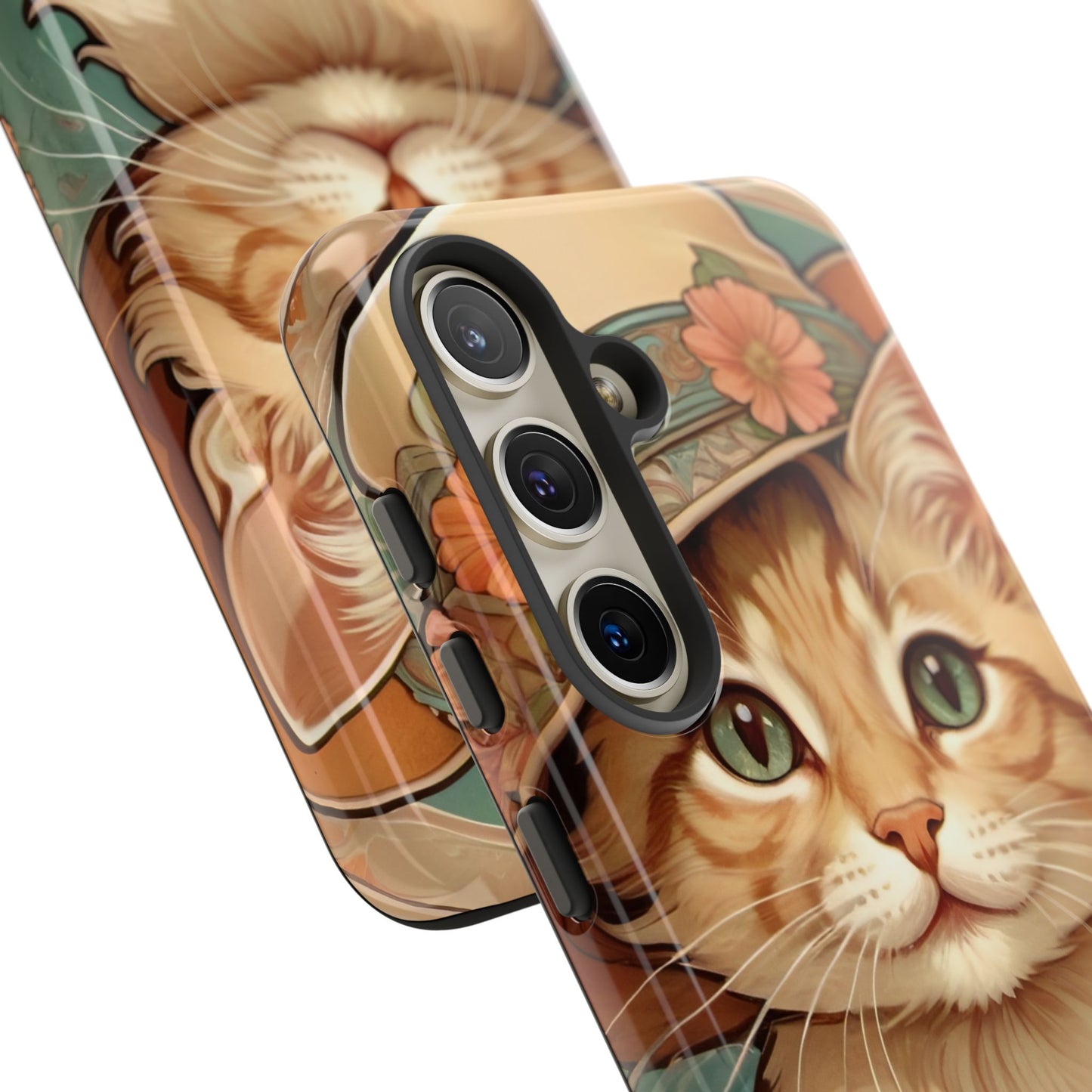 Alphonse Mucha Tough Phone Cases (A kitten)