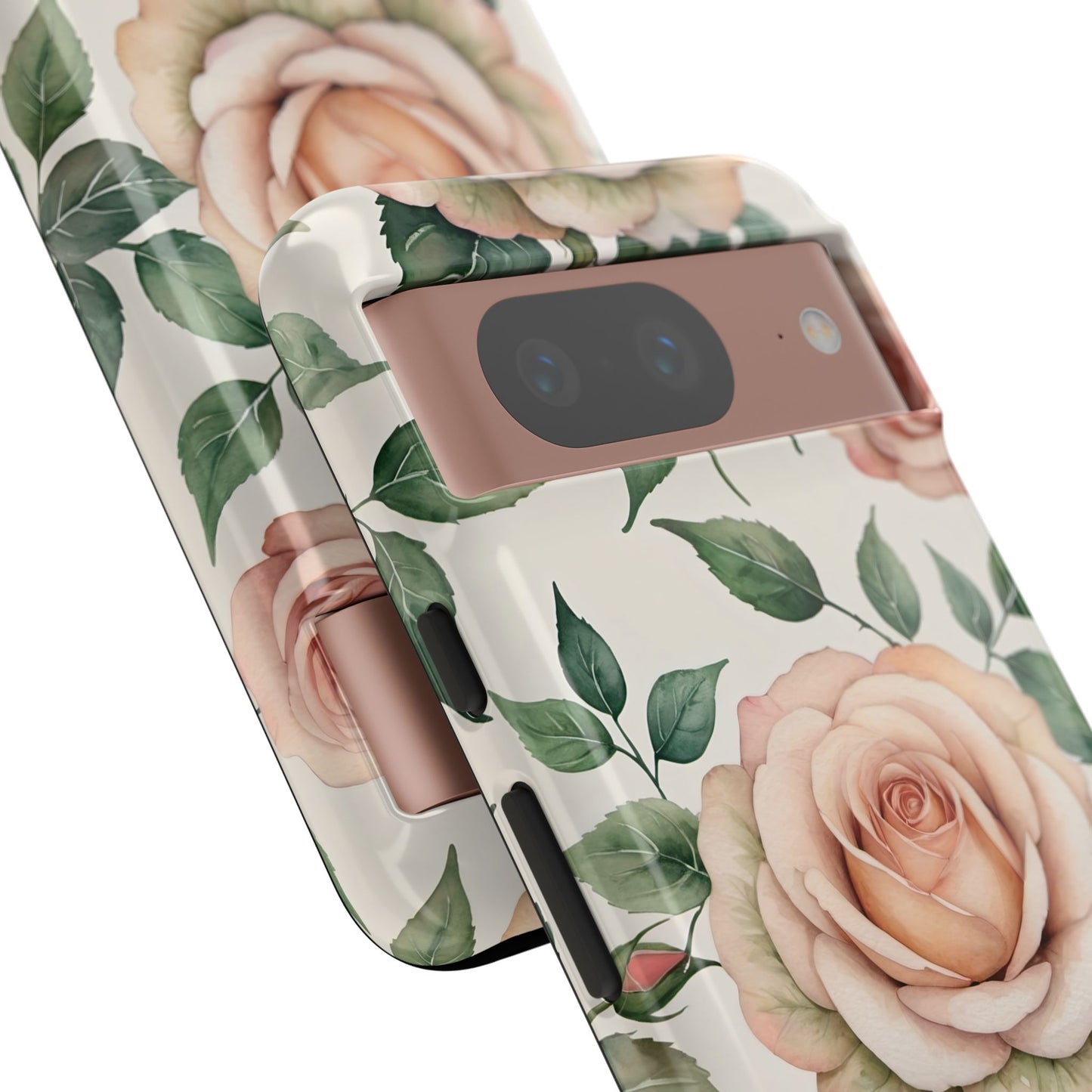 Watercolor Large Roses Tough Cases