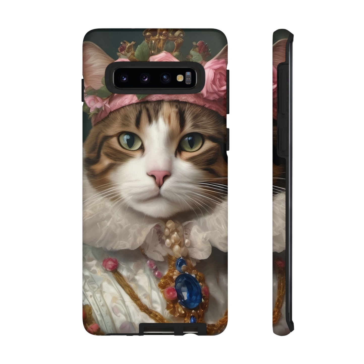 Rococo Cat Tough Phone Cases (A Queen)