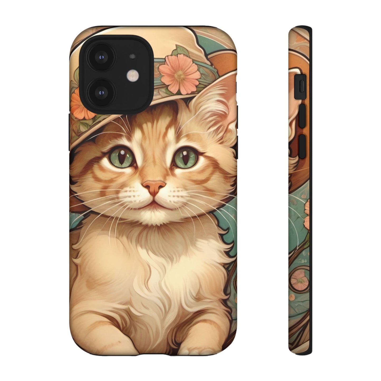 Alphonse Mucha Tough Phone Cases (A kitten)