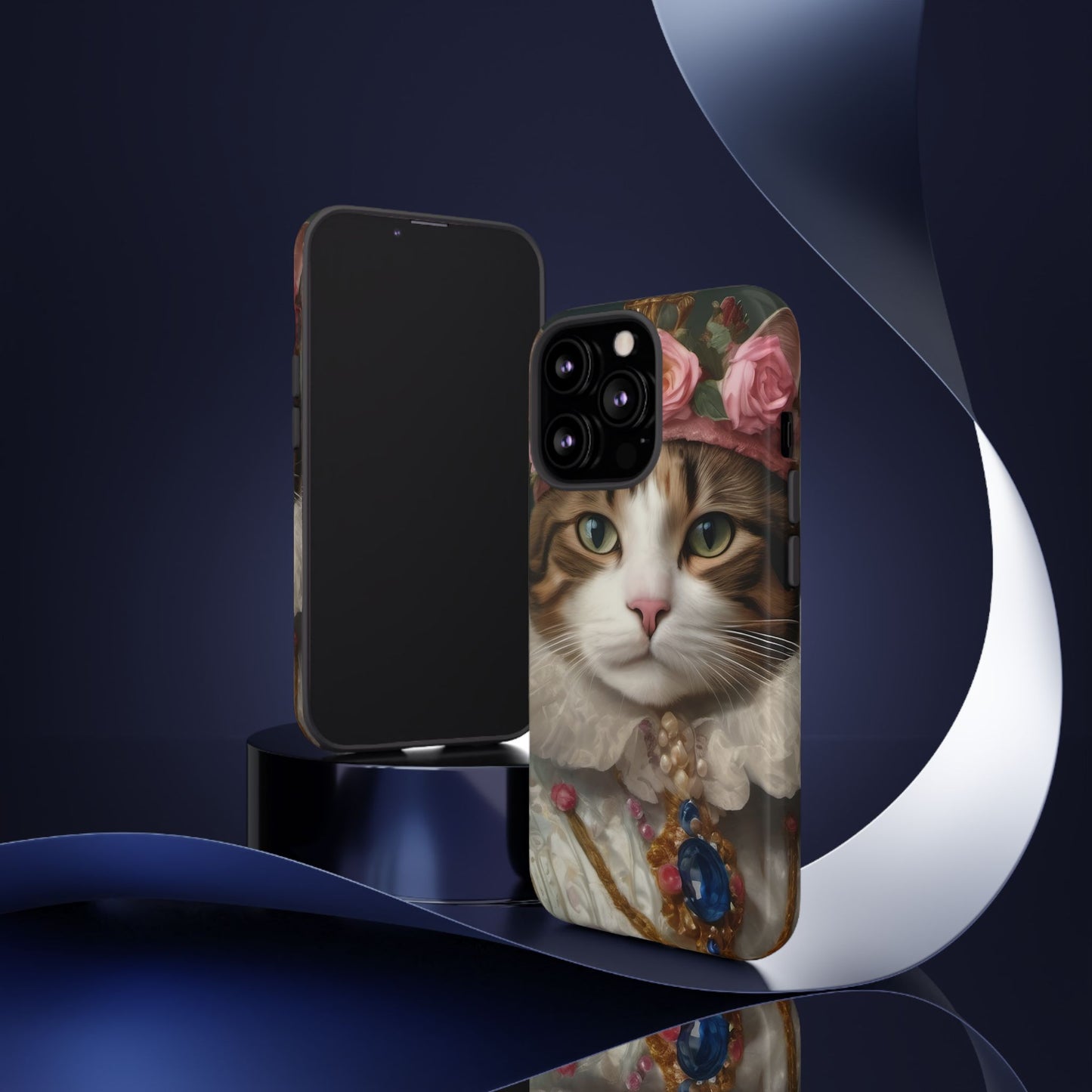 Rococo Cat Tough Phone Cases (A Queen)