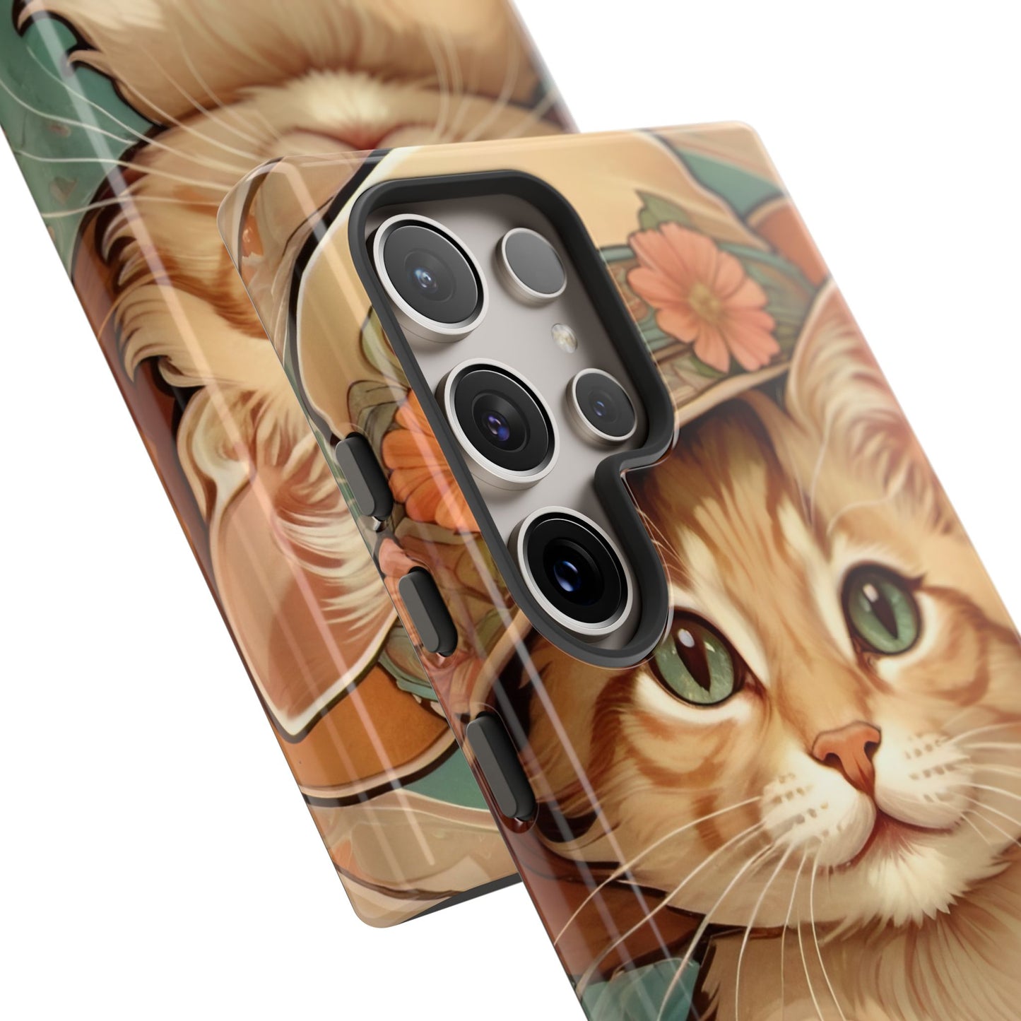 Alphonse Mucha Tough Phone Cases (A kitten)