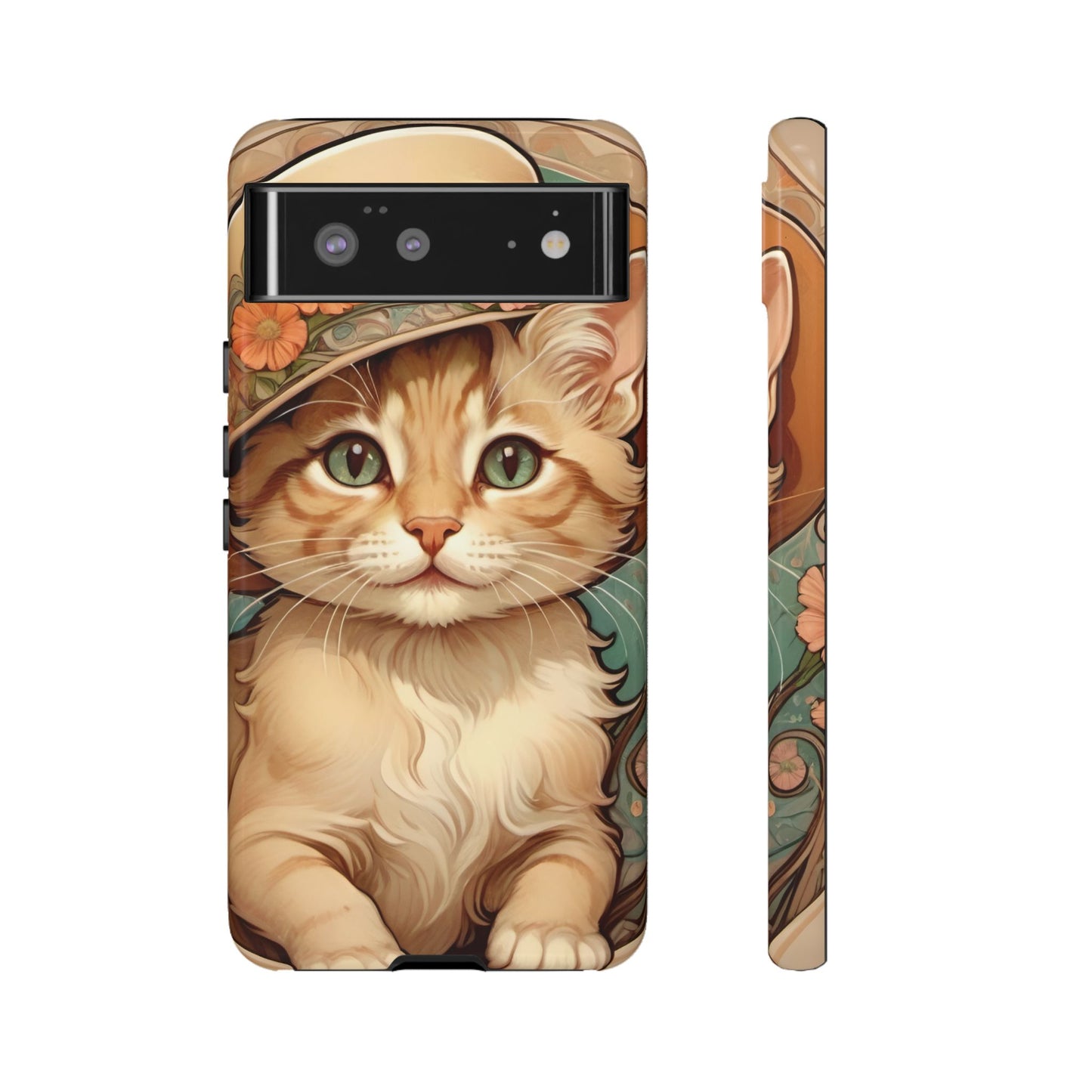 Alphonse Mucha Tough Phone Cases (A kitten)