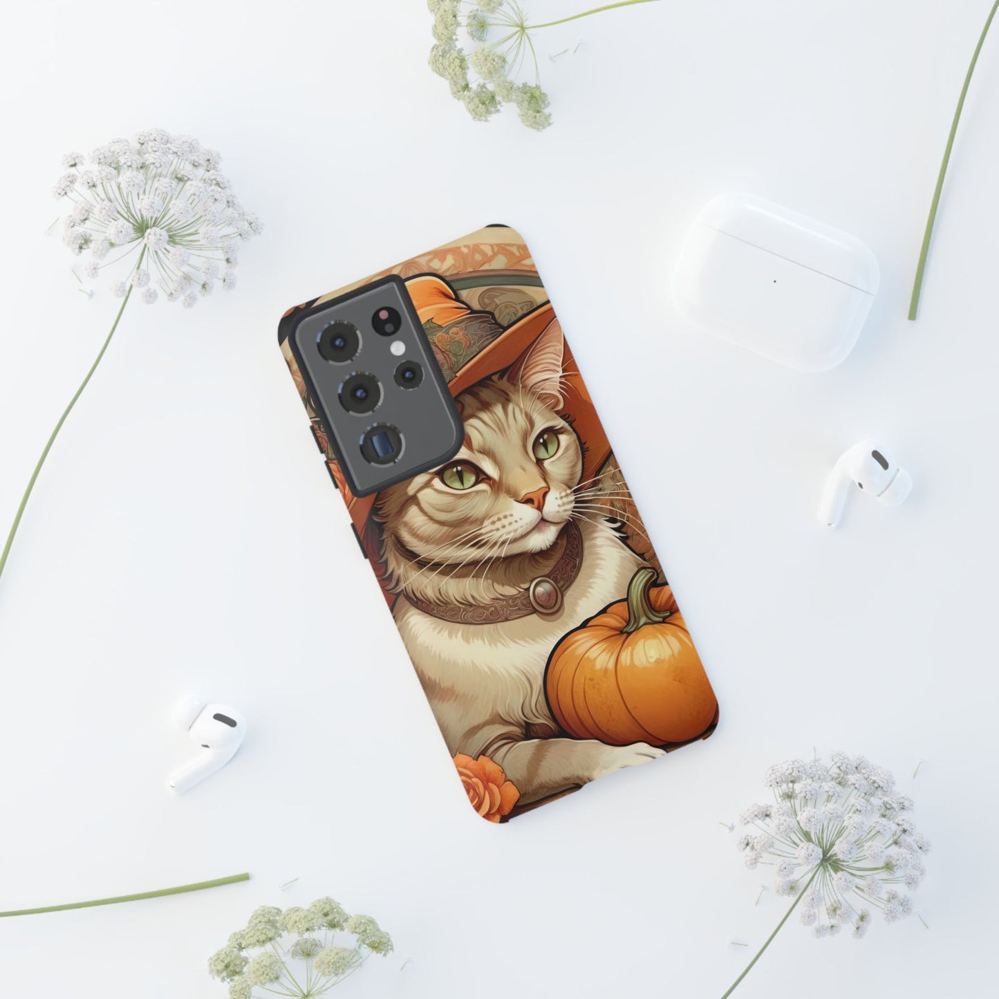 Halloween Alphonse Mucha Tough Phone Cases