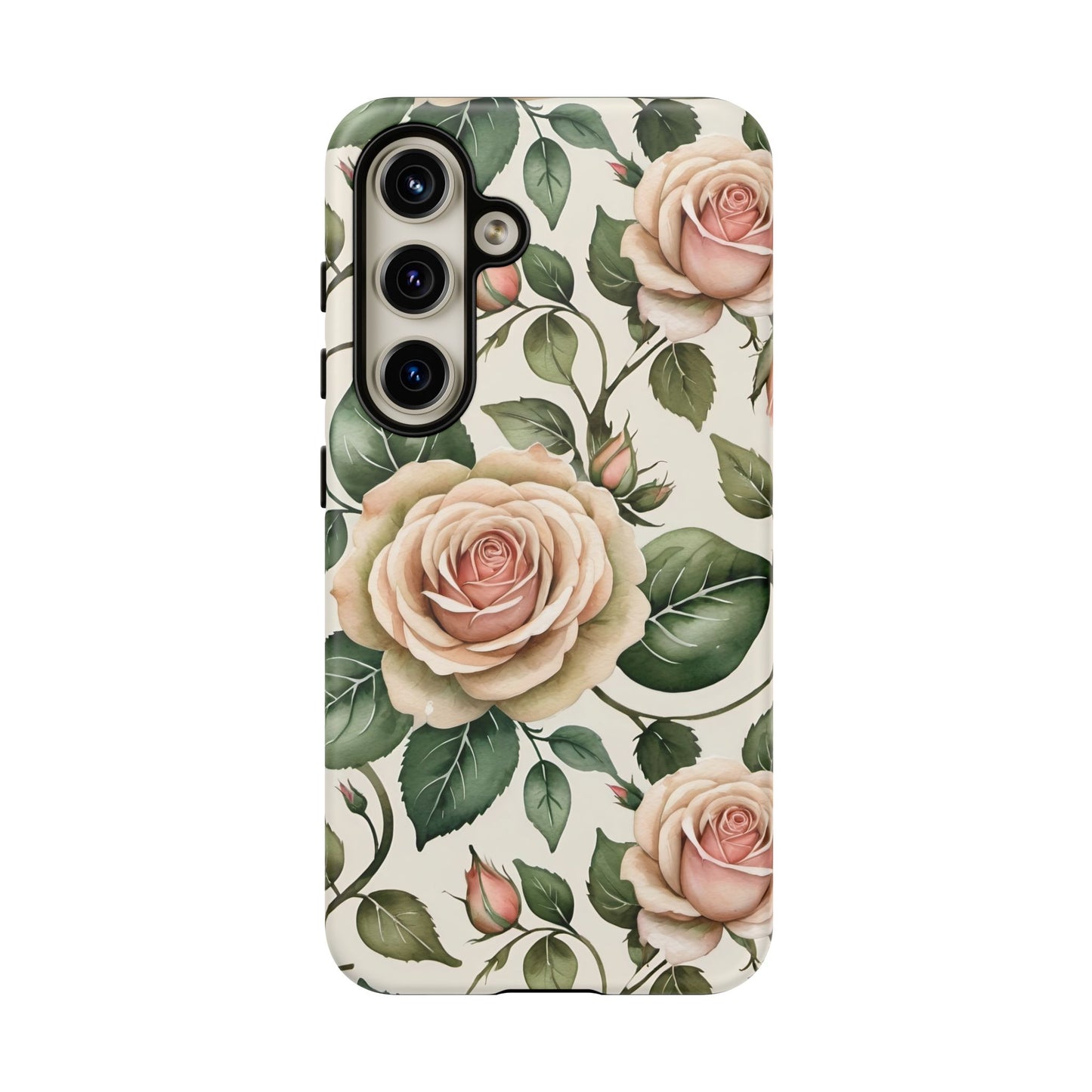Watercolor Large Roses Tough Cases 2