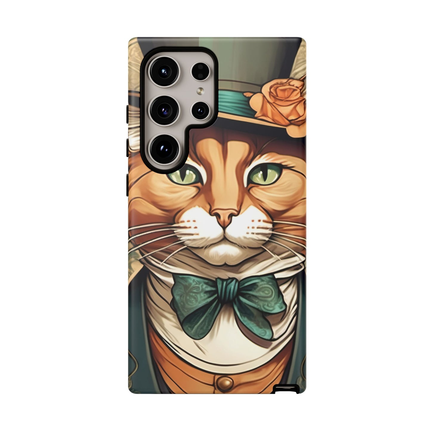 Alphonse Mucha Tough Phone Cases (A gentleman cat)