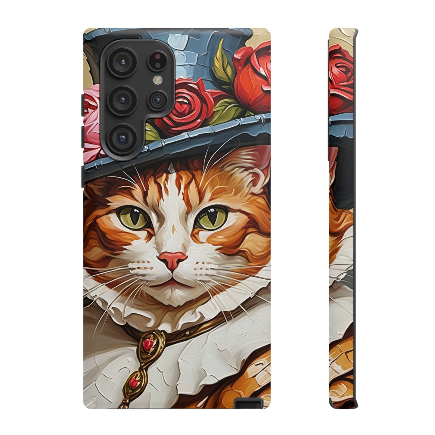 Oil Painting Cat Tough Phone Cases (A Gentleman)