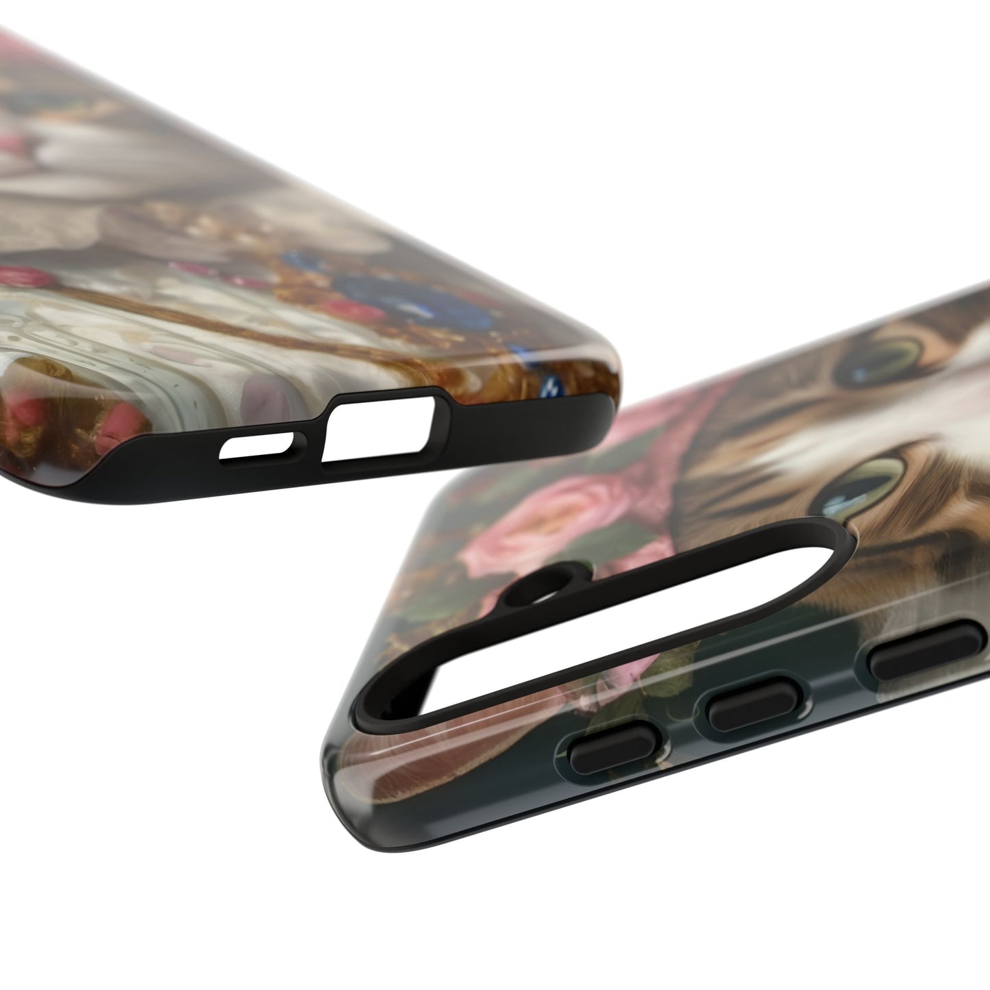 Rococo Cat Tough Phone Cases (A Queen)