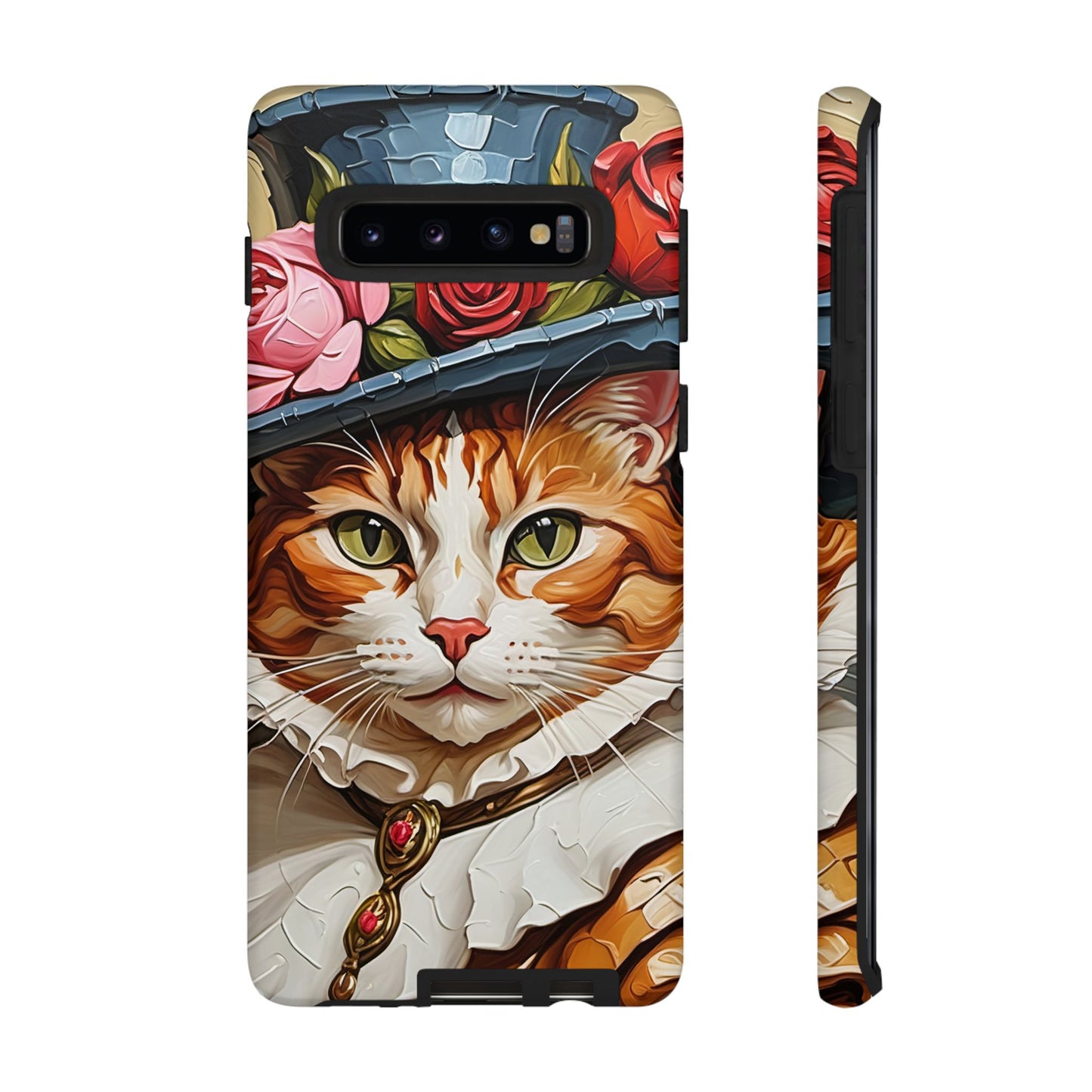 Oil Painting Cat Tough Phone Cases (A Gentleman)
