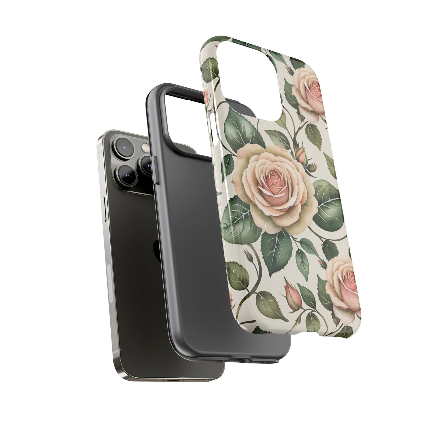 Watercolor Large Roses Tough Cases 2