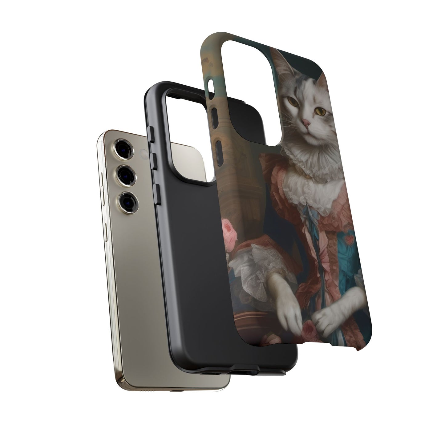 Rococo Cat Tough Phone Cases (A Queen 3)