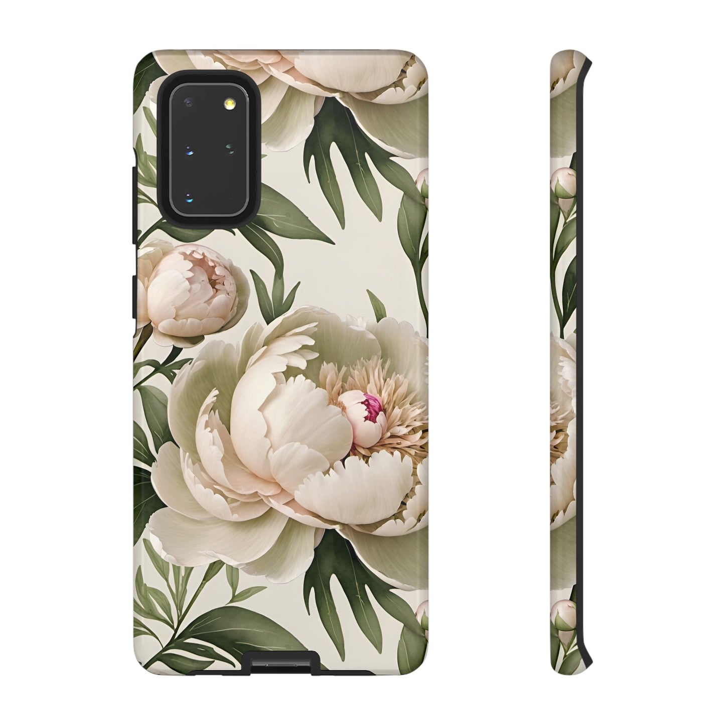 Watercolor Large Peonies Tough Cases