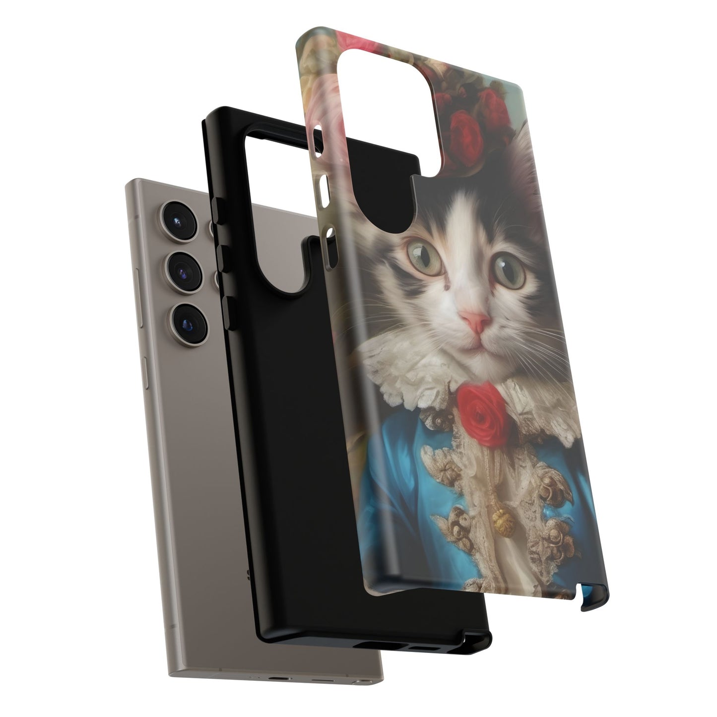Rococo Cat Tough Phone Cases (A Kitten)