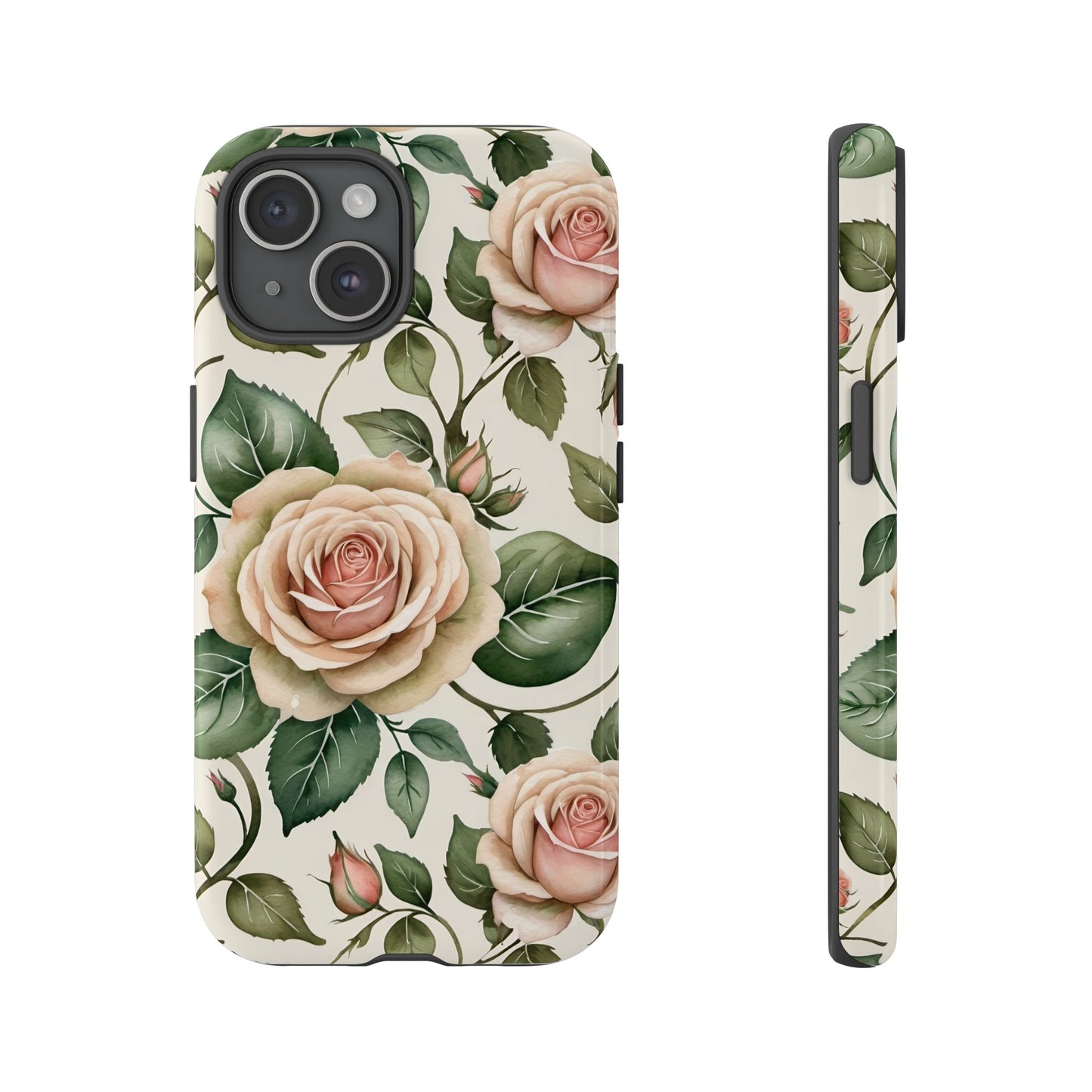 Watercolor Large Roses Tough Cases 2