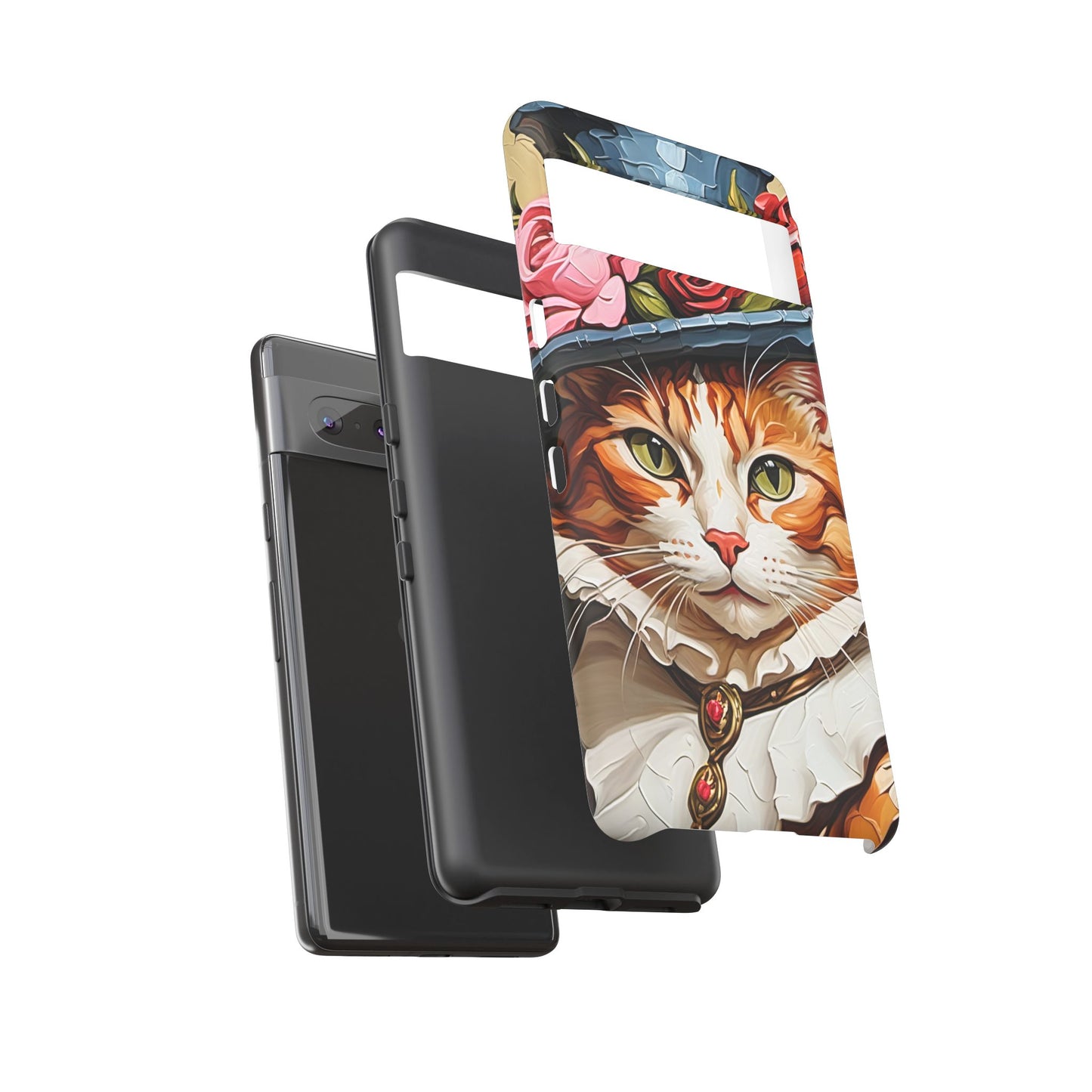 Oil Painting Cat Tough Phone Cases (A Gentleman)