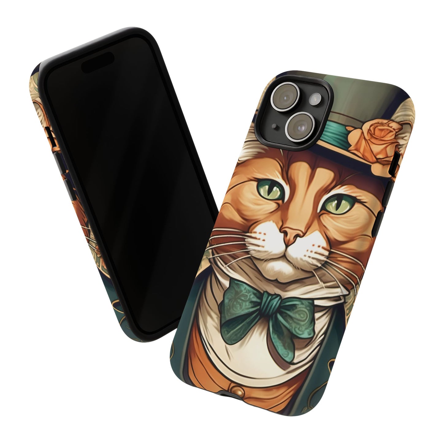 Alphonse Mucha Tough Phone Cases (A gentleman cat)