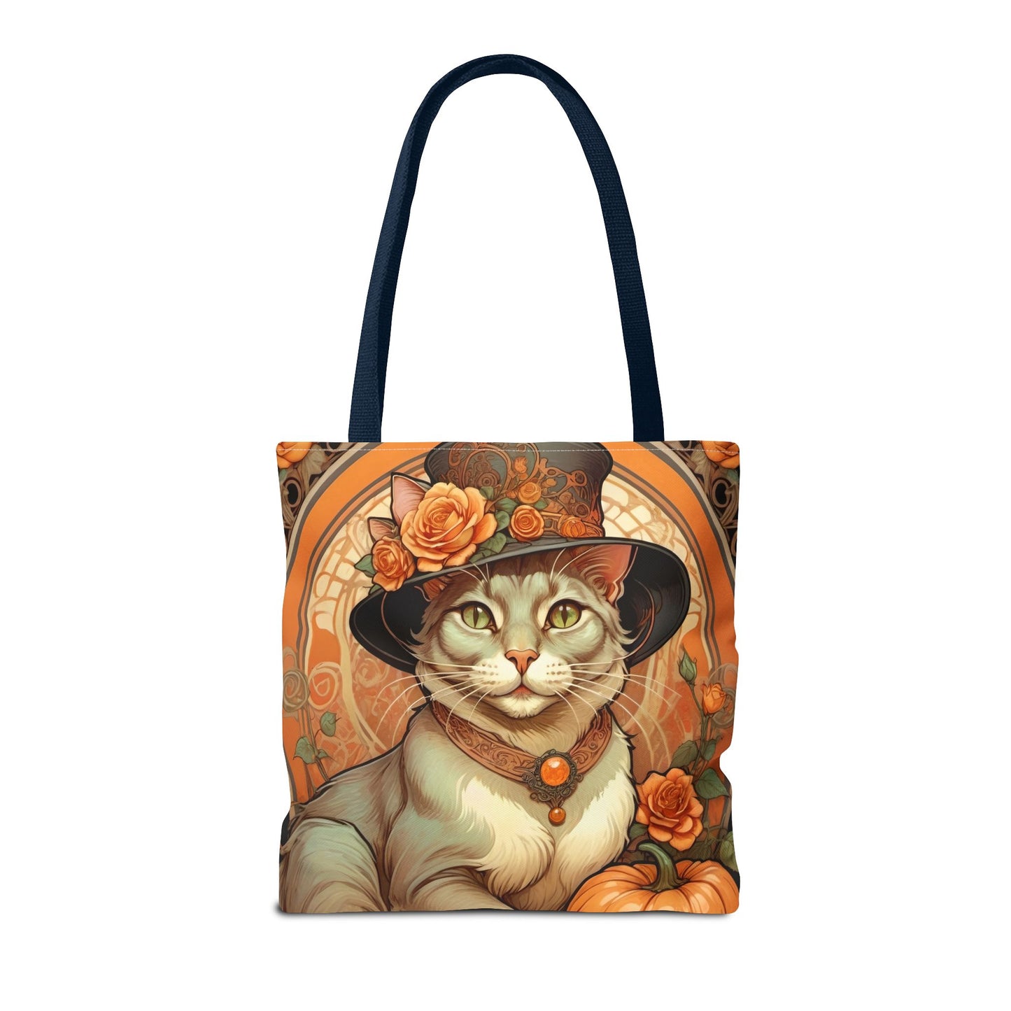 Halloween Art Nouveau Cat Tote