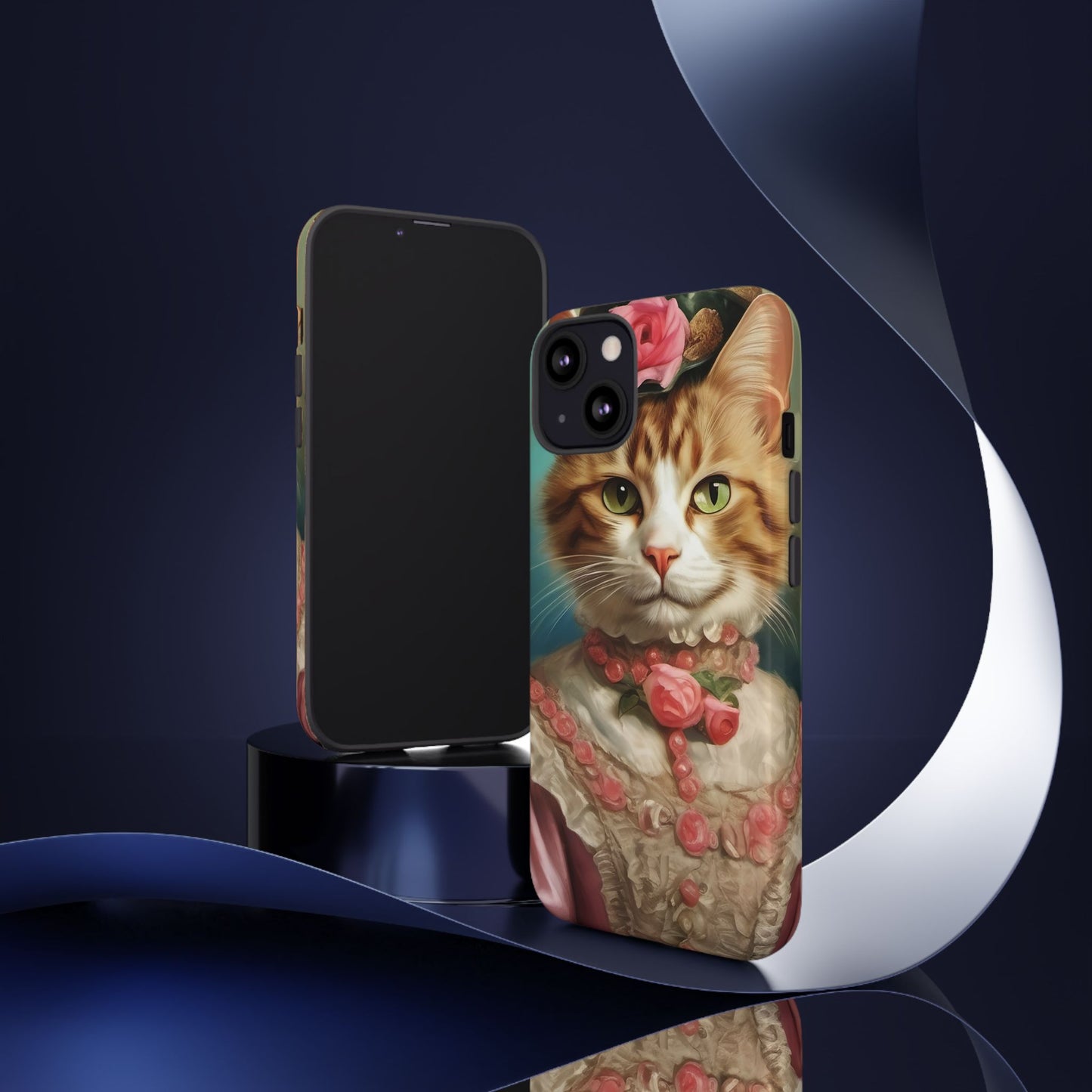 Rococo Cat Tough Phone Cases (A Queen 2)