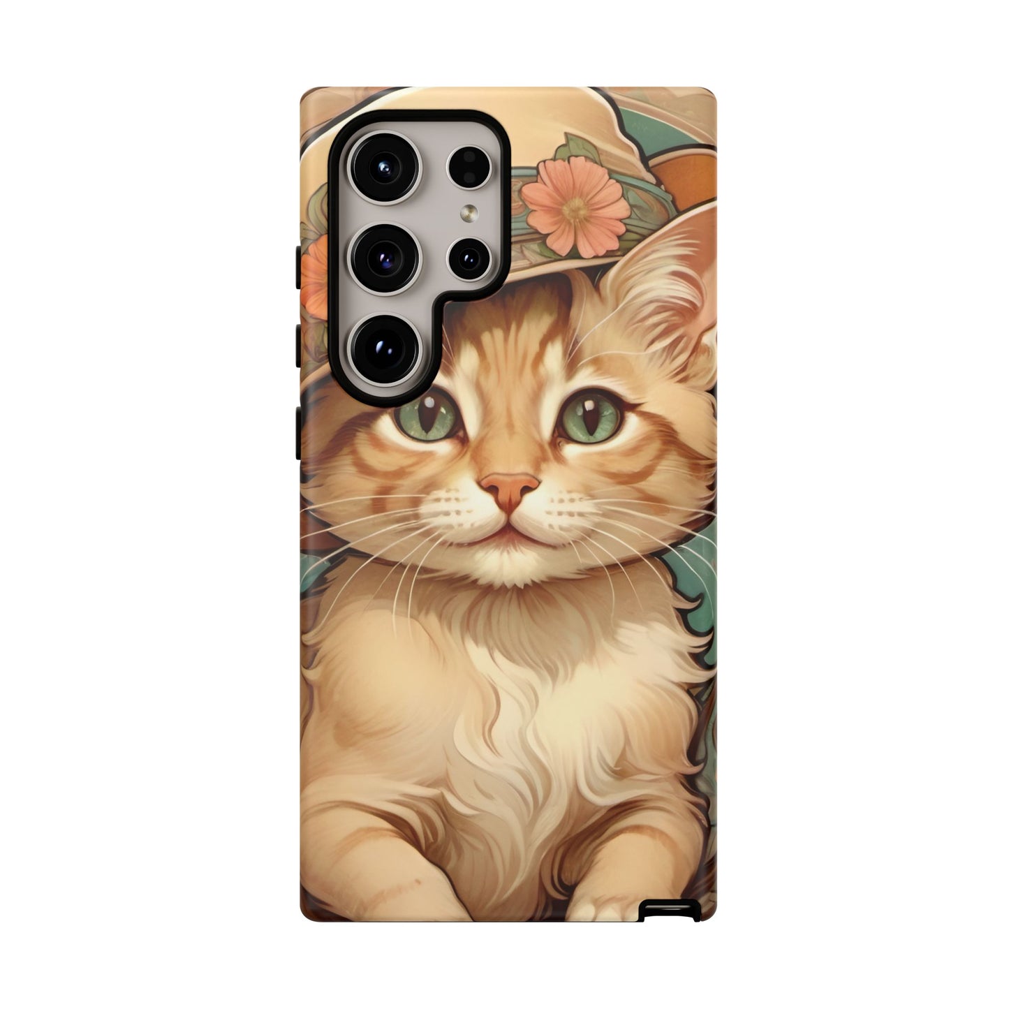 Alphonse Mucha Tough Phone Cases (A kitten)