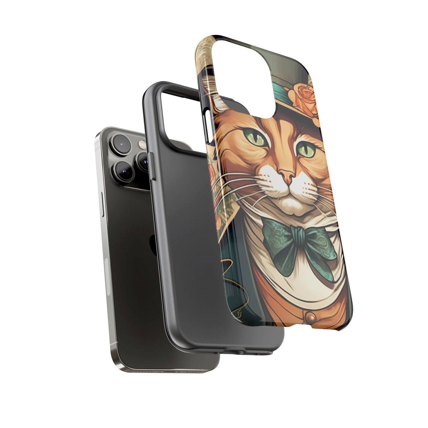 Alphonse Mucha Tough Phone Cases (A gentleman cat)