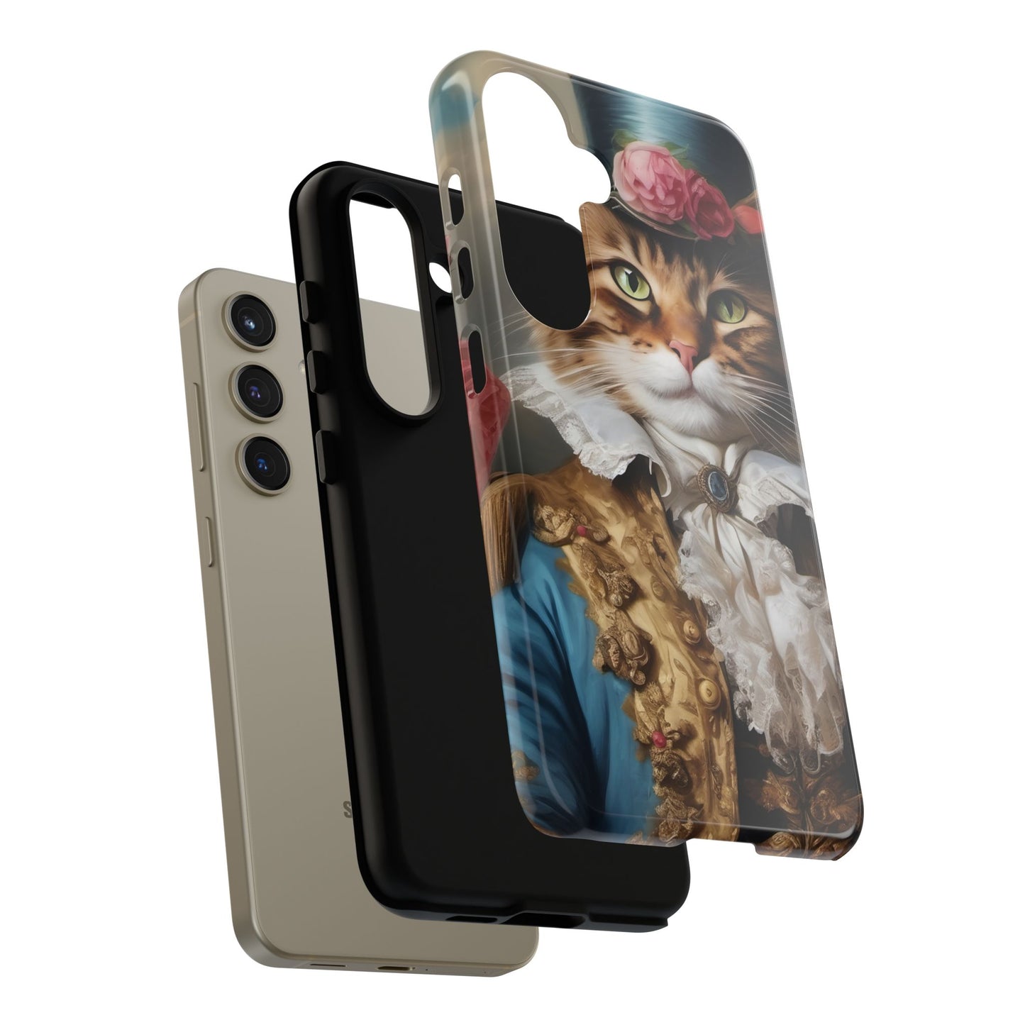 Rococo Cat Tough Phone Cases (A Gentleman)