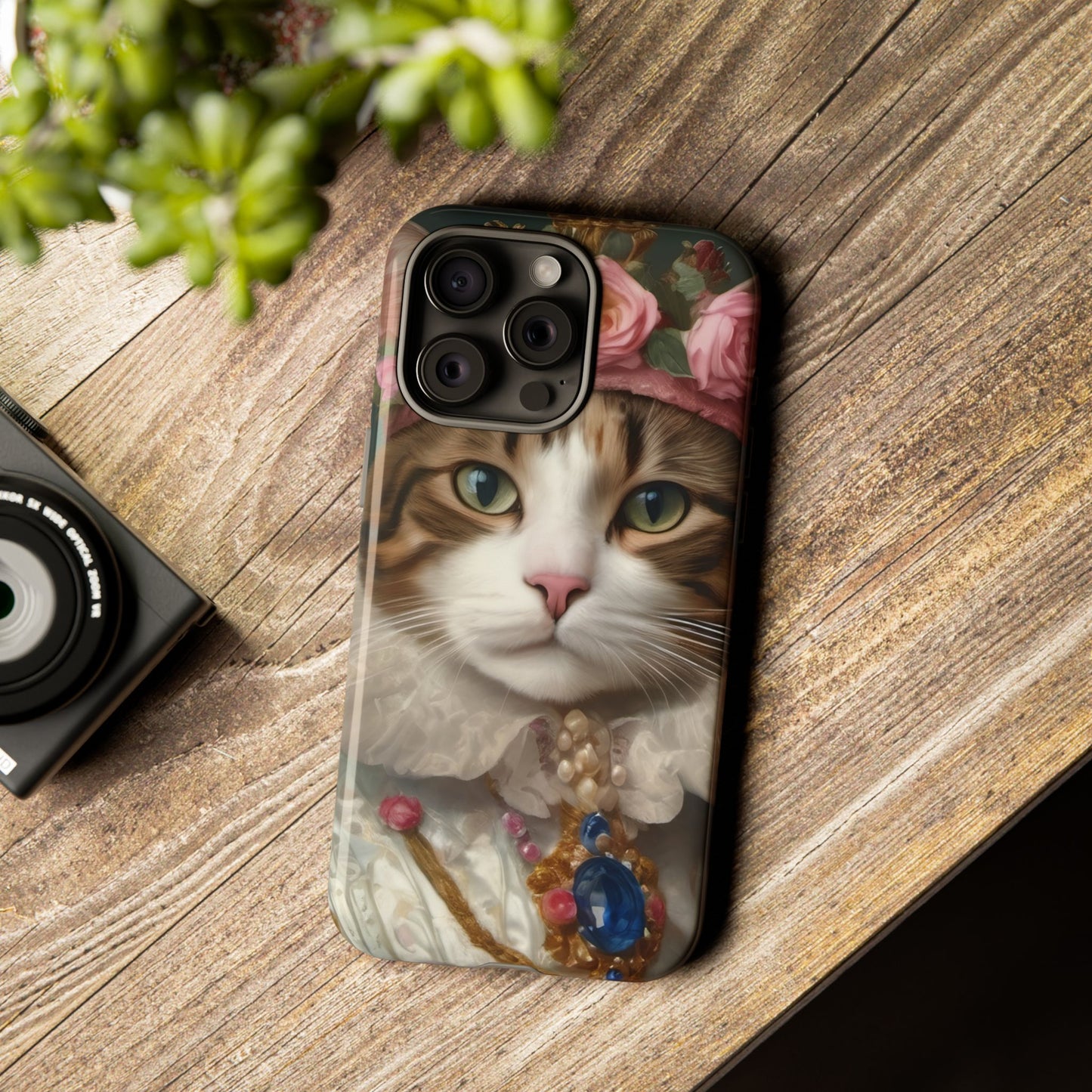 Rococo Cat Tough Phone Cases (A Queen)
