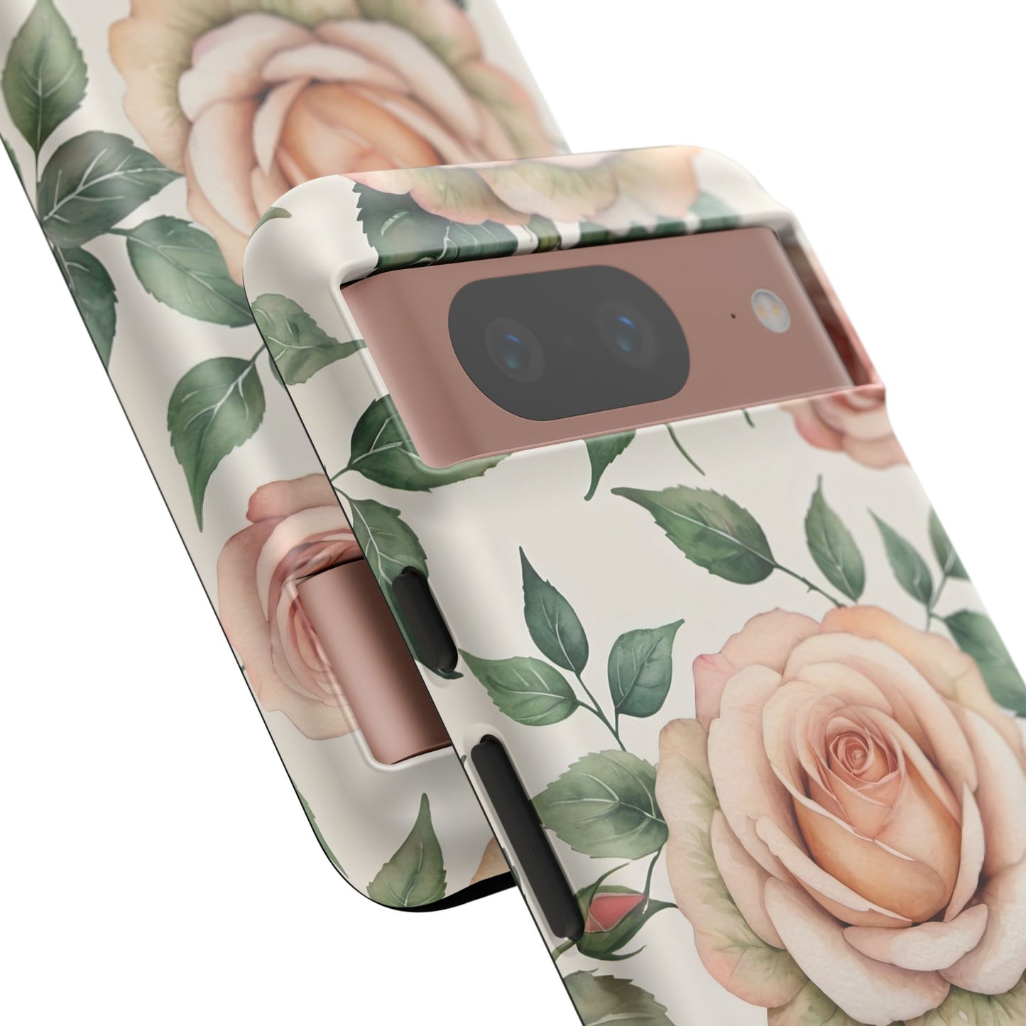 Watercolor Large Roses Tough Cases