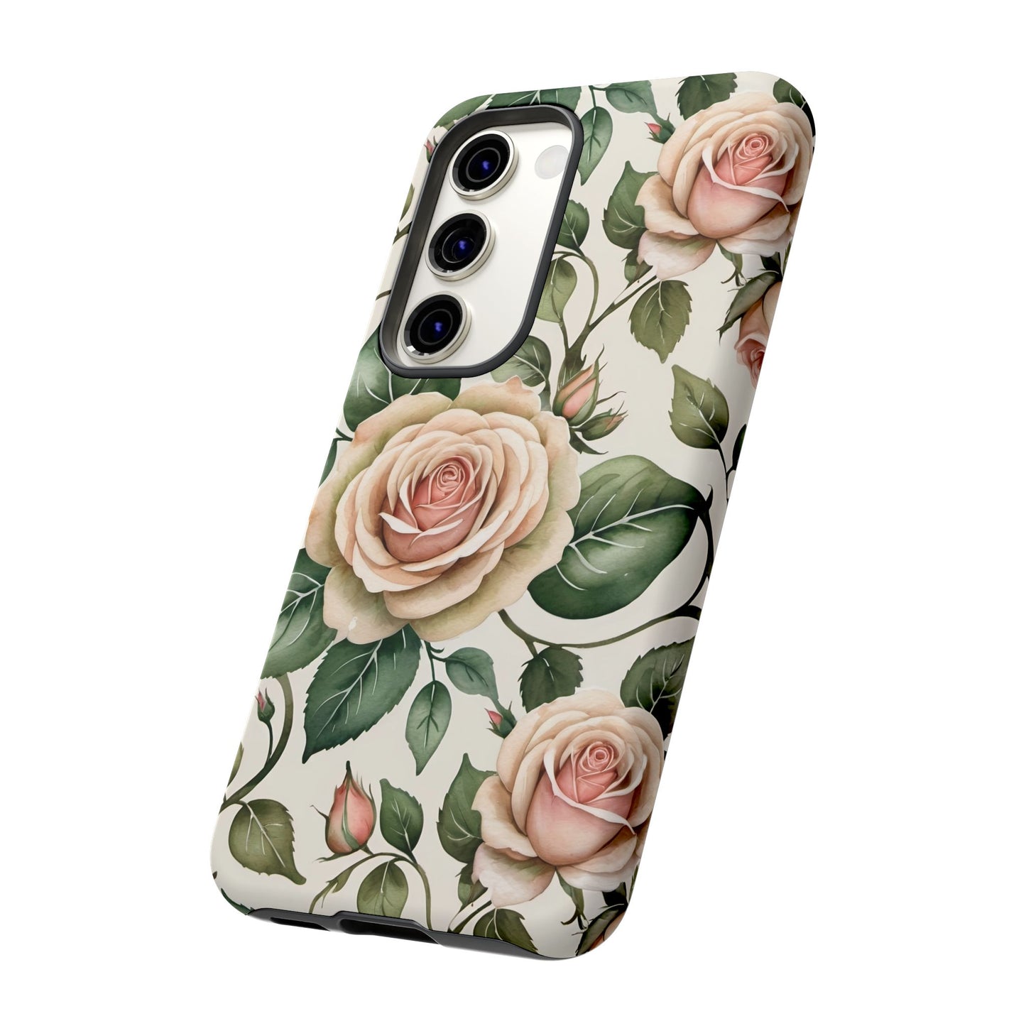 Watercolor Large Roses Tough Cases 2