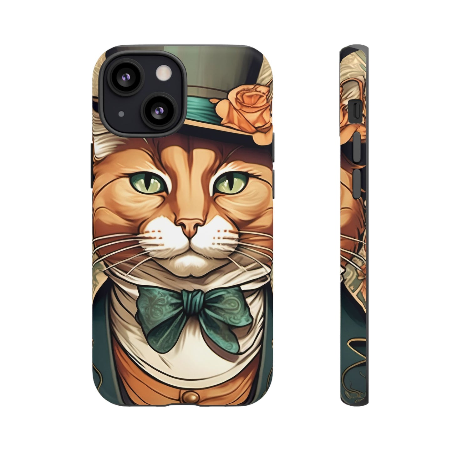 Alphonse Mucha Tough Phone Cases (A gentleman cat)