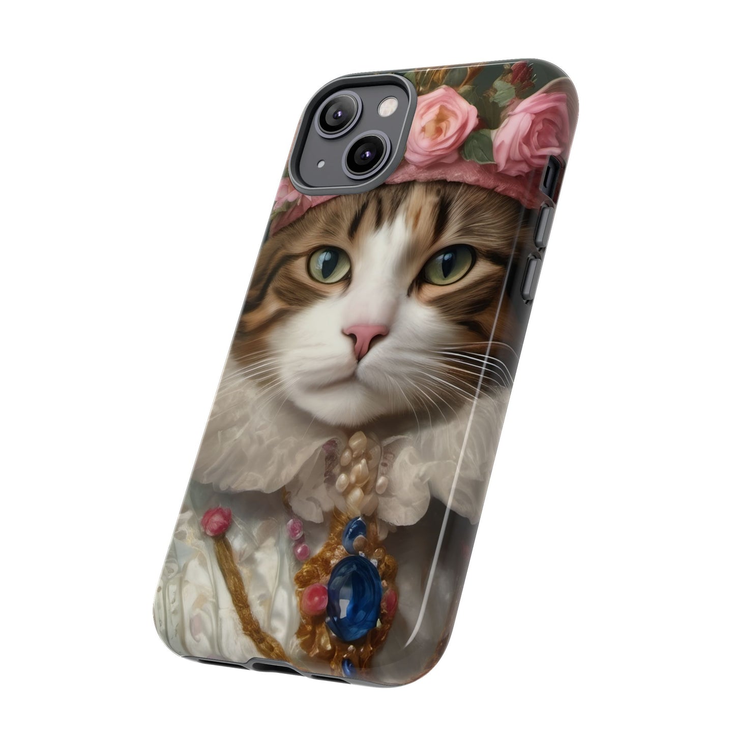 Rococo Cat Tough Phone Cases (A Queen)