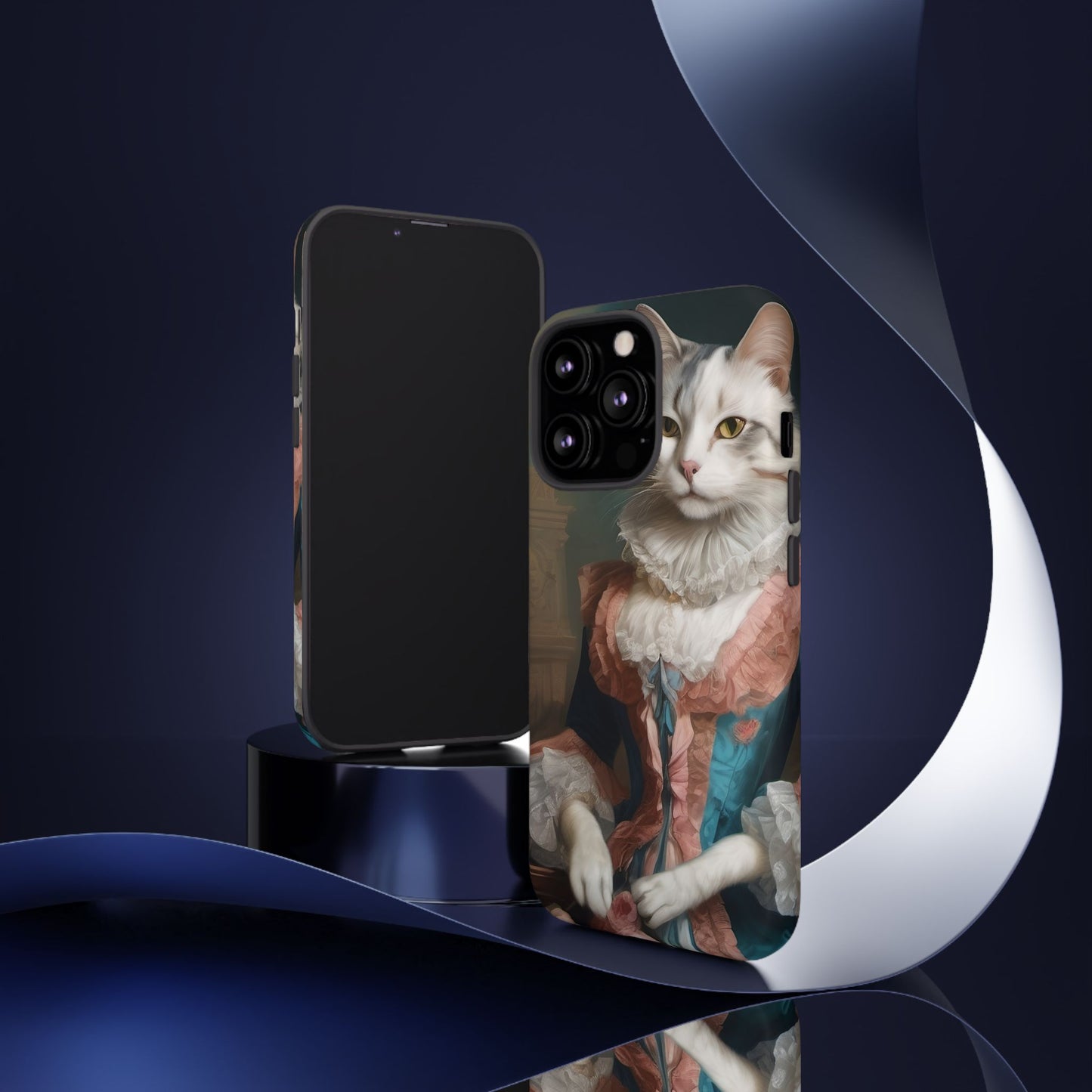 Rococo Cat Tough Phone Cases (A Queen 3)