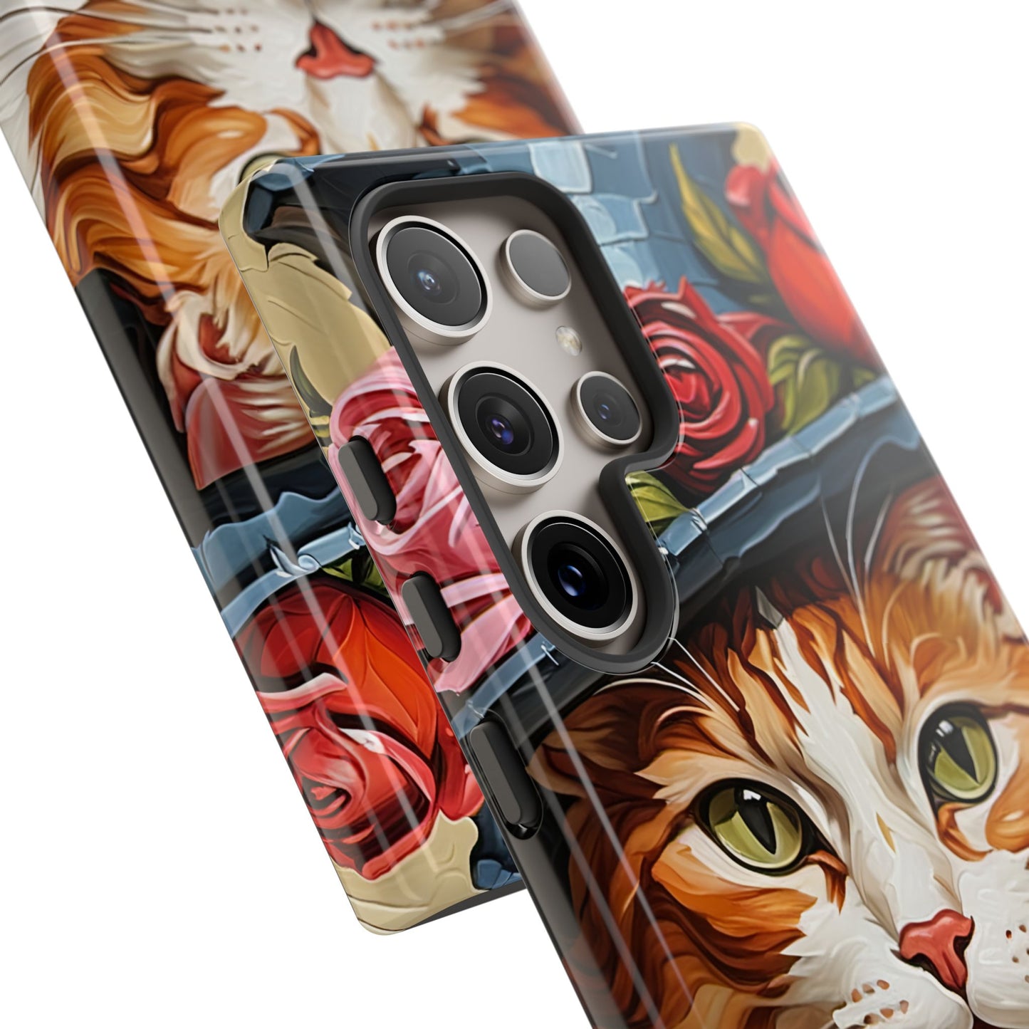 Oil Painting Cat Tough Phone Cases (A Gentleman)