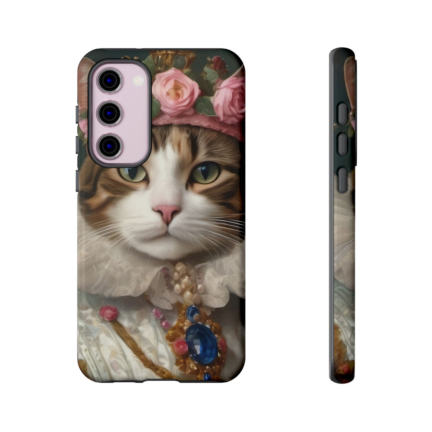Rococo Cat Tough Phone Cases (A Queen)
