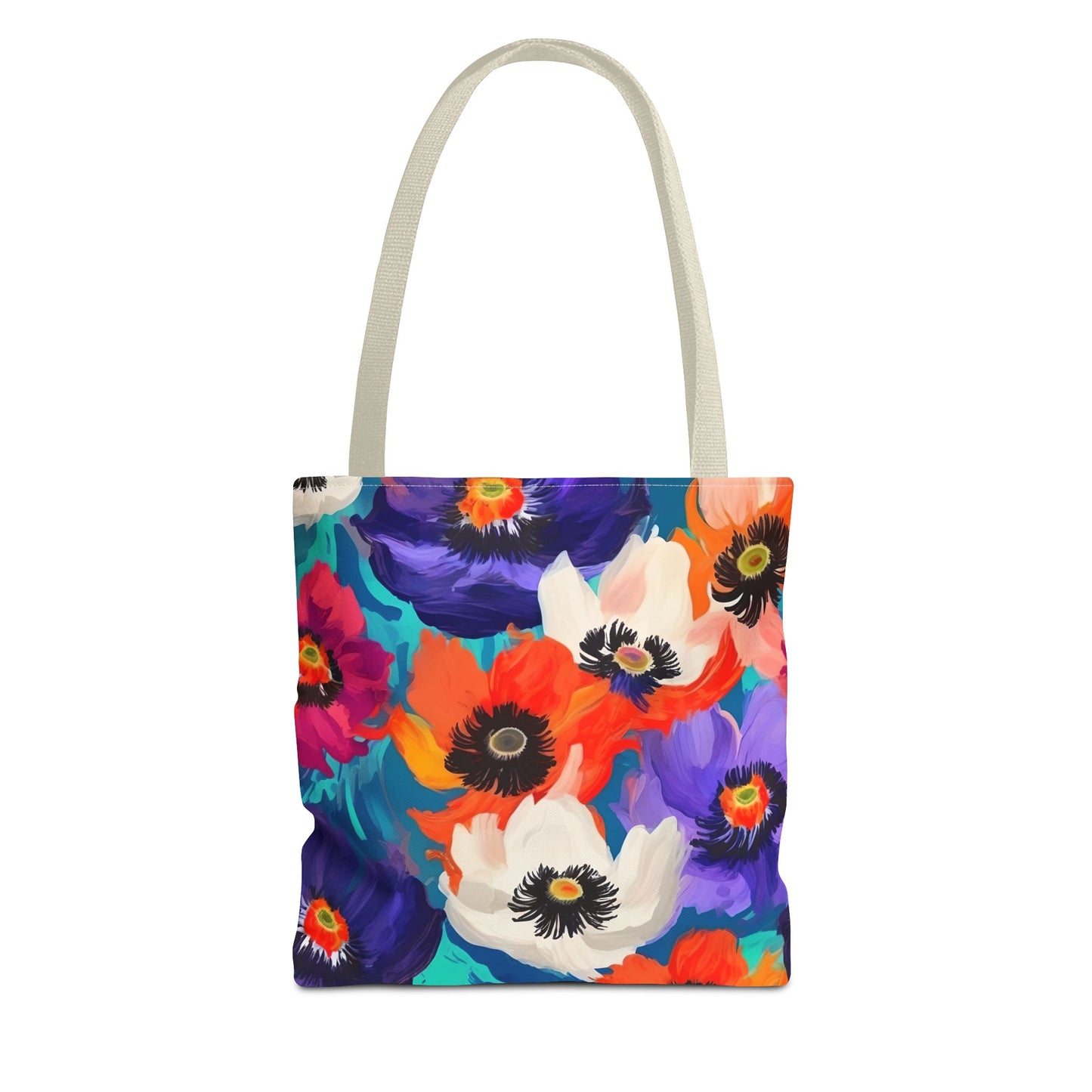 Fauvism inspired Colorful Anemones Tote Bag