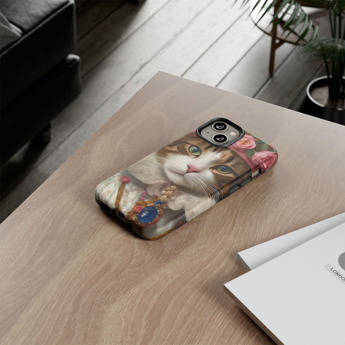 Rococo Cat Tough Phone Cases (A Queen)