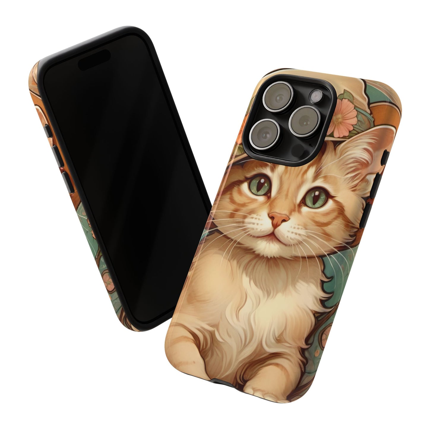 Alphonse Mucha Tough Phone Cases (A kitten)