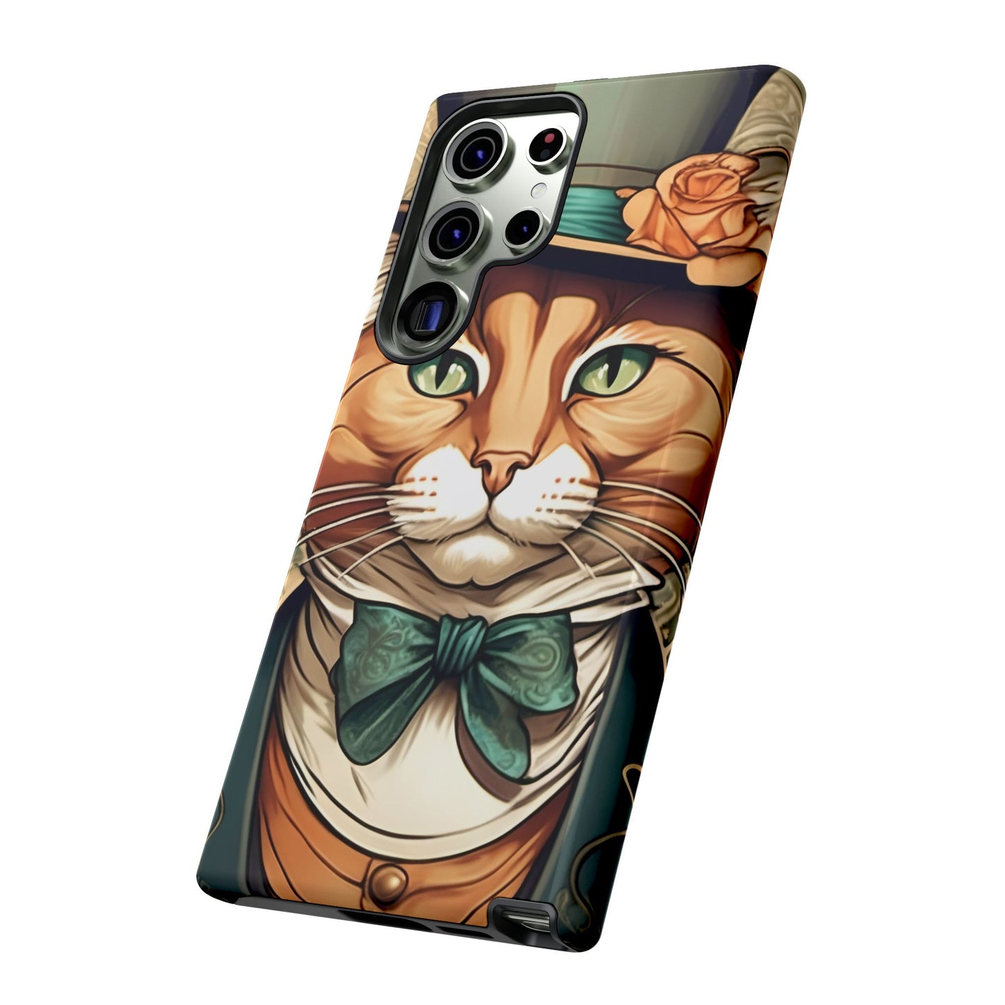 Alphonse Mucha Tough Phone Cases (A gentleman cat)