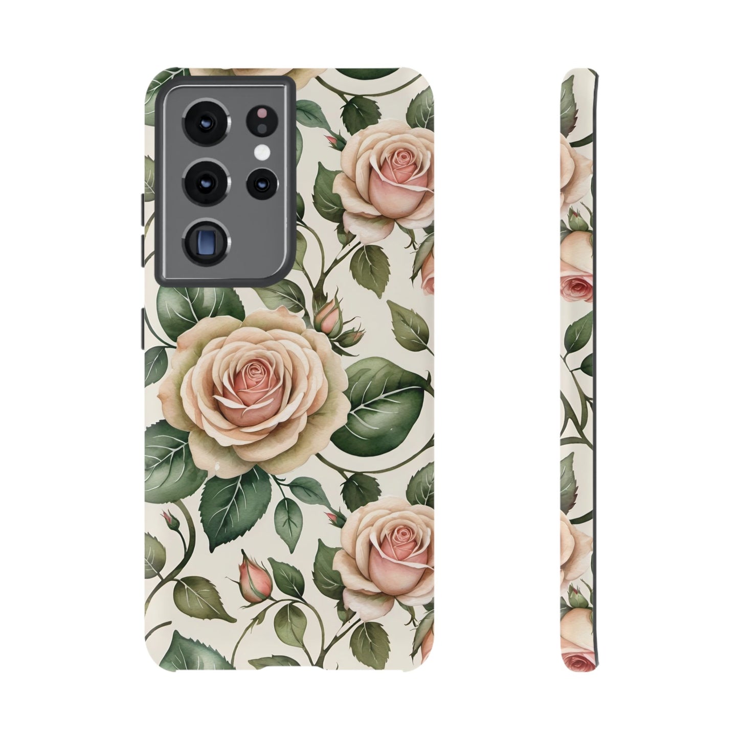 Watercolor Large Roses Tough Cases 2