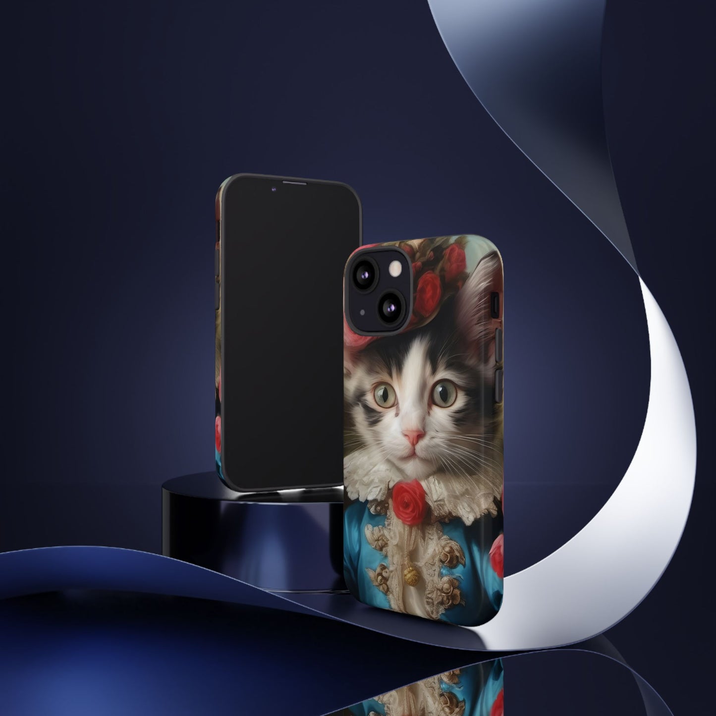 Rococo Cat Tough Phone Cases (A Kitten)