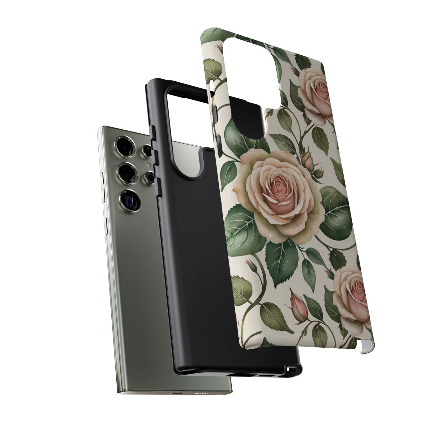 Watercolor Large Roses Tough Cases 2