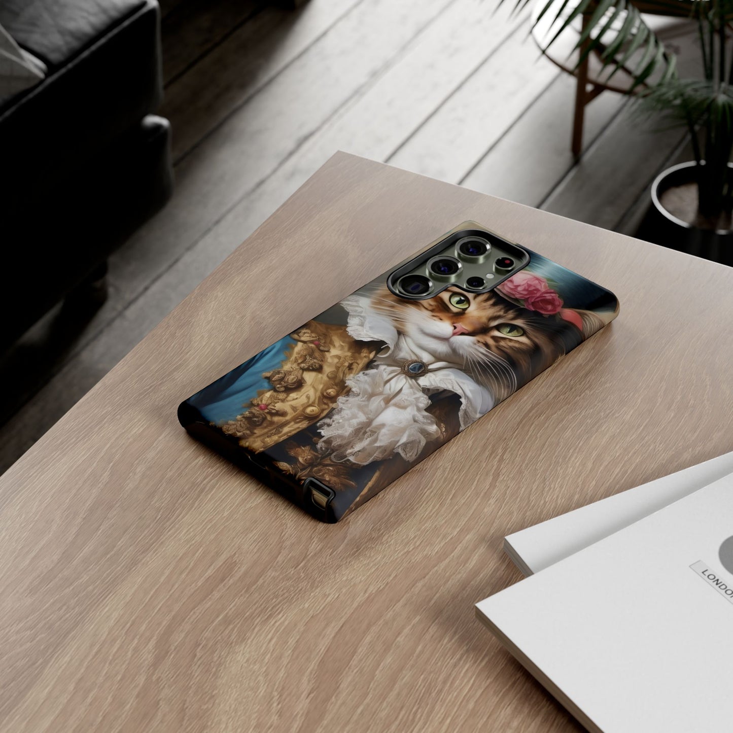 Rococo Cat Tough Phone Cases (A Gentleman)