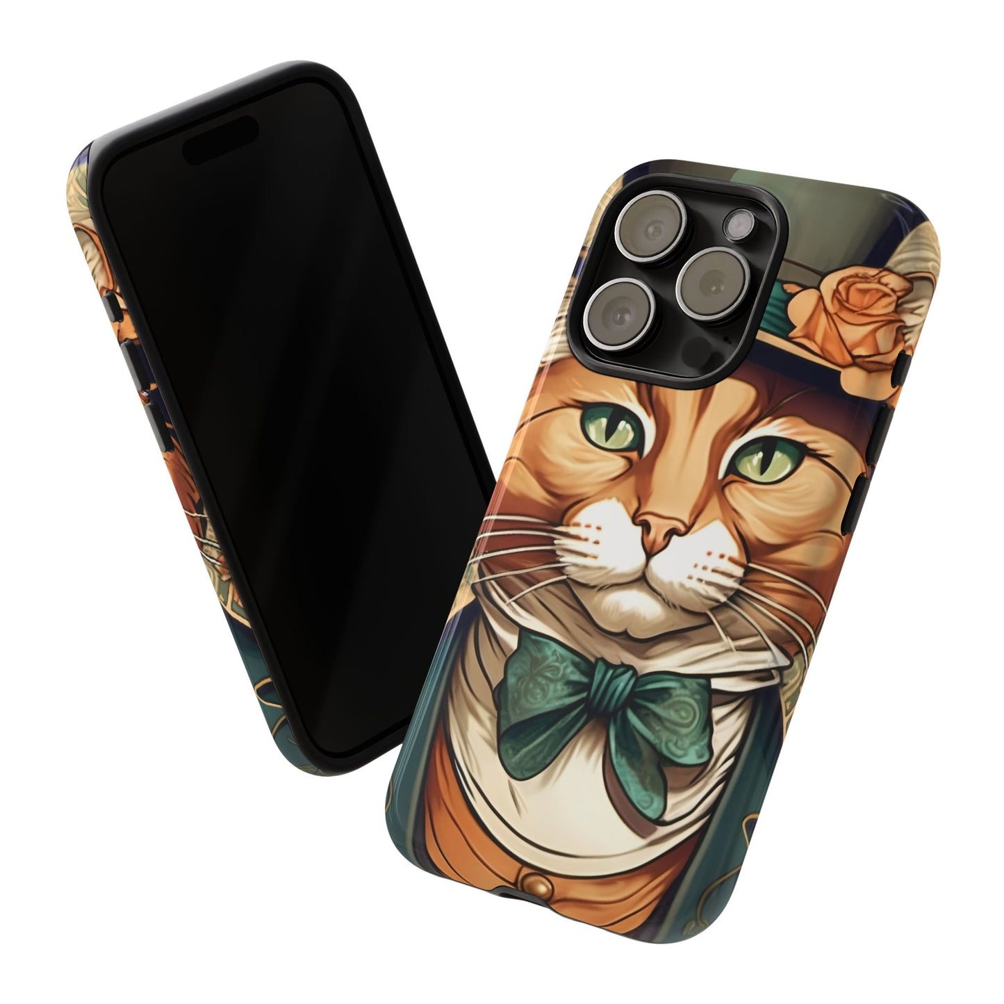 Alphonse Mucha Tough Phone Cases (A gentleman cat)