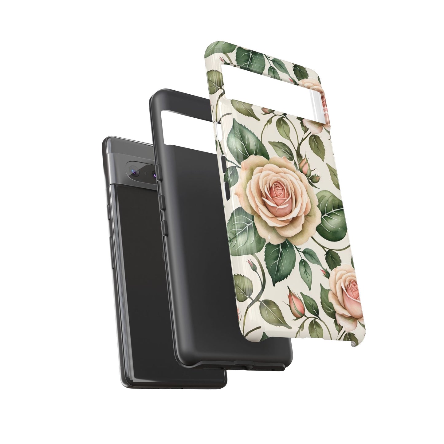 Watercolor Large Roses Tough Cases 2