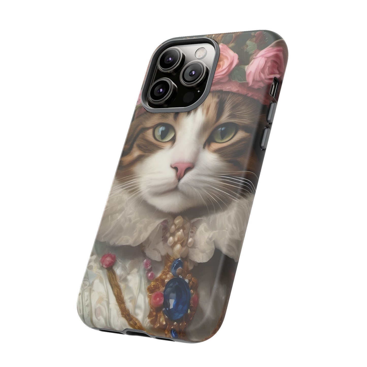 Rococo Cat Tough Phone Cases (A Queen)